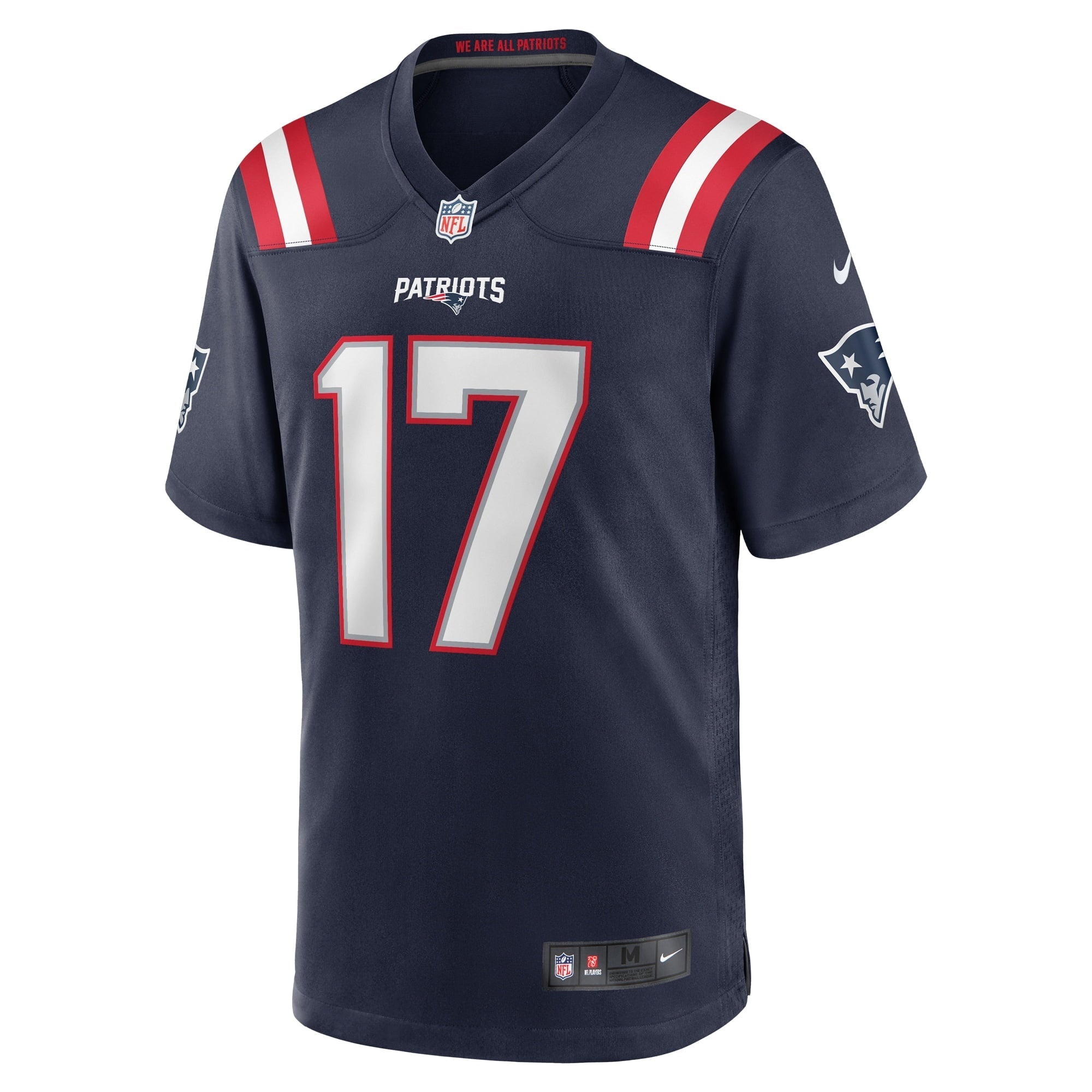 Men's Nike Michael Palardy Navy New England Patriots Home Game Player Jersey - vstockx