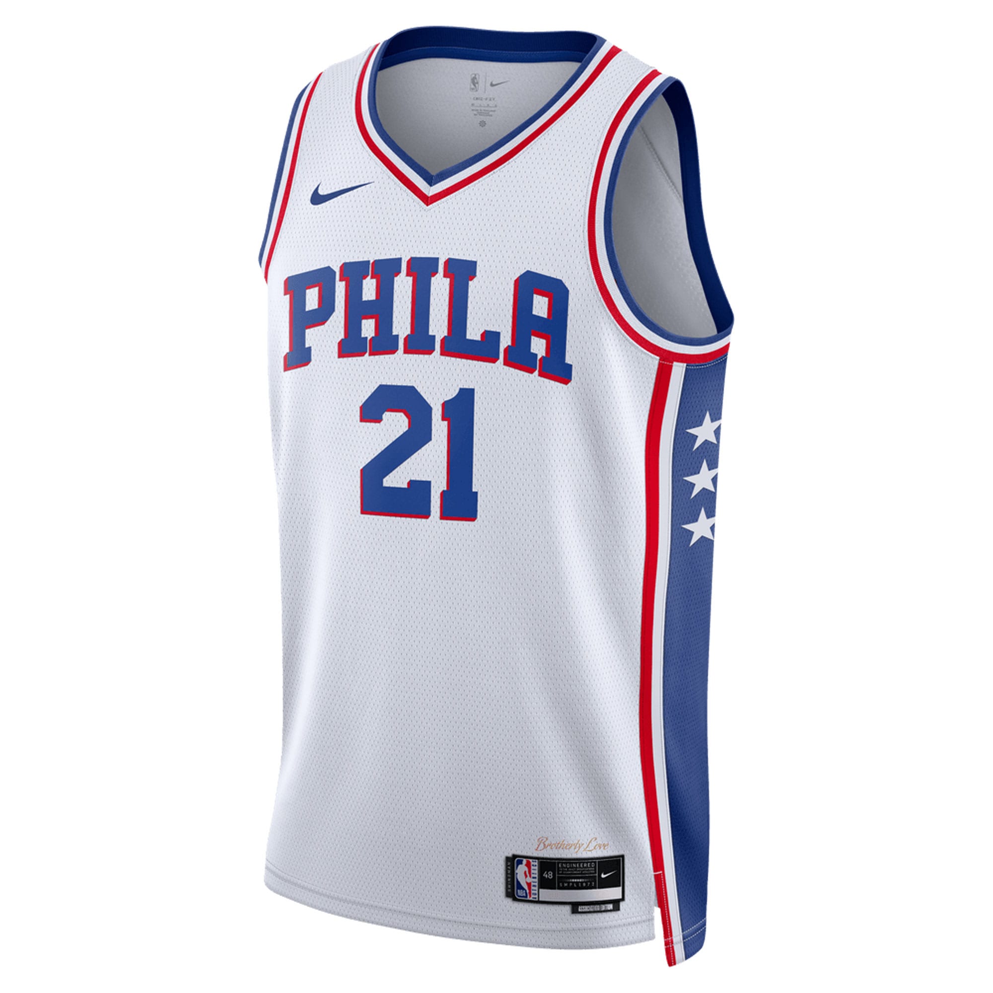 Joel Embiid Philadelphia 76ers Nike Unisex Swingman Jersey - Association Edition - White - vstockx