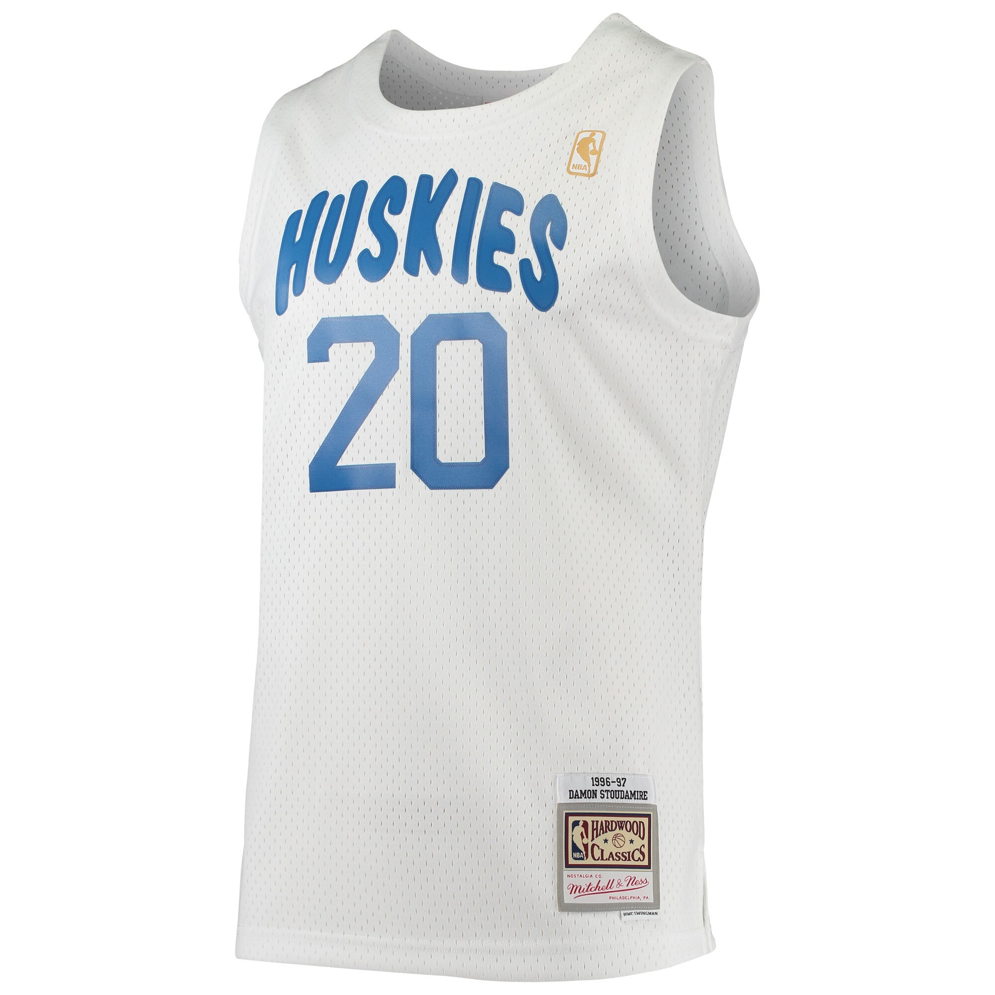 Damon Stoudamire Toronto Raptors Mitchell & Ness 1996-97 Hardwood Classics Swingman Jersey - White - vstockx