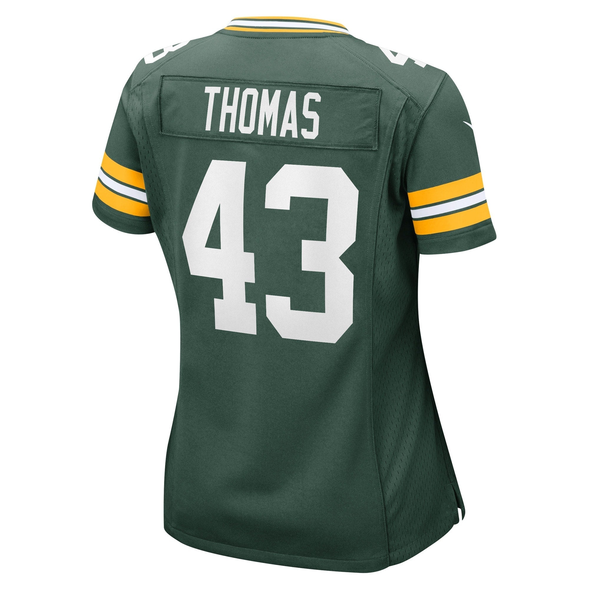 Women's Nike Kiondre Thomas Green Green Bay Packers Game Player Jersey - vstockx