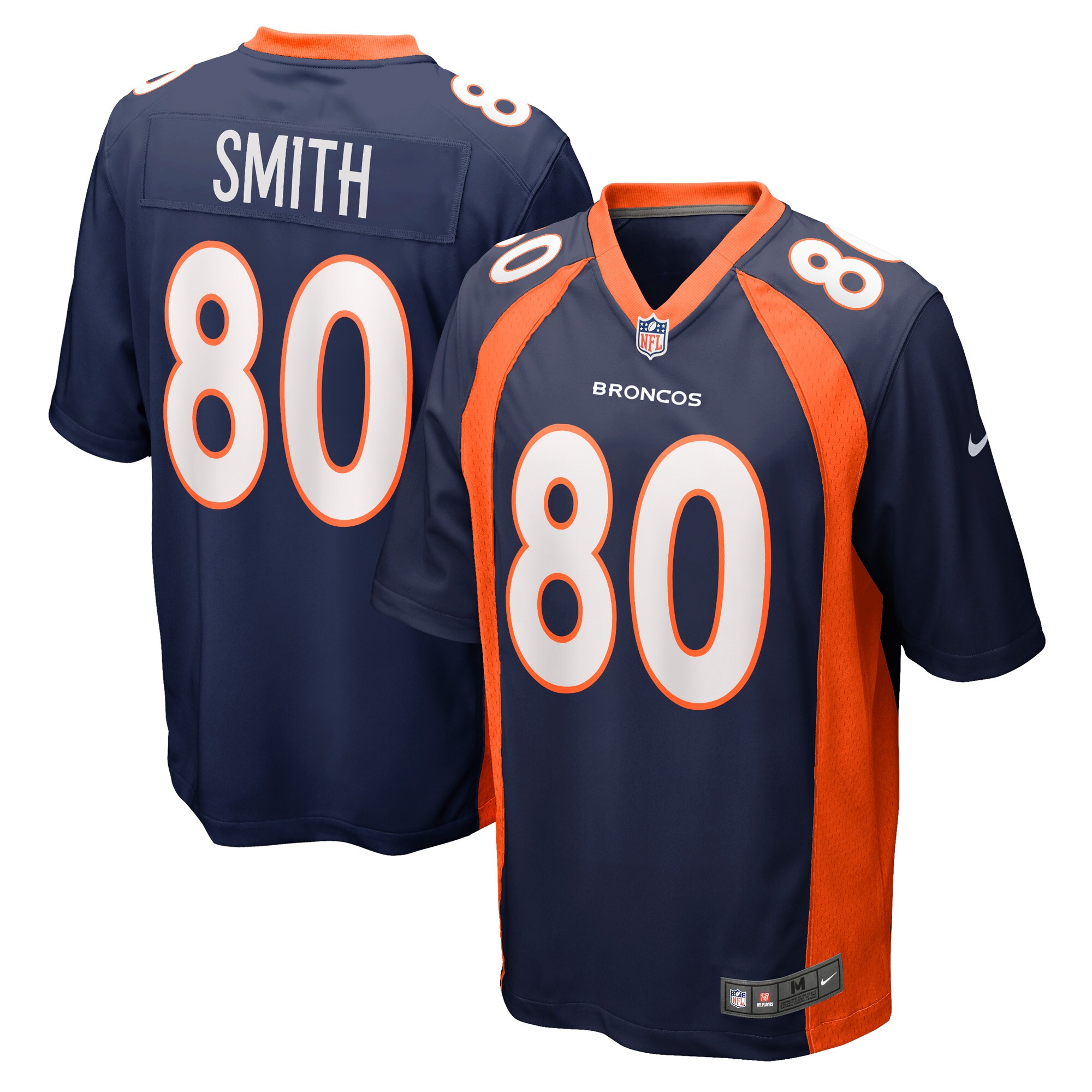 Rod Smith Denver Broncos Nike Retired Player Jersey - Navy - vstockx
