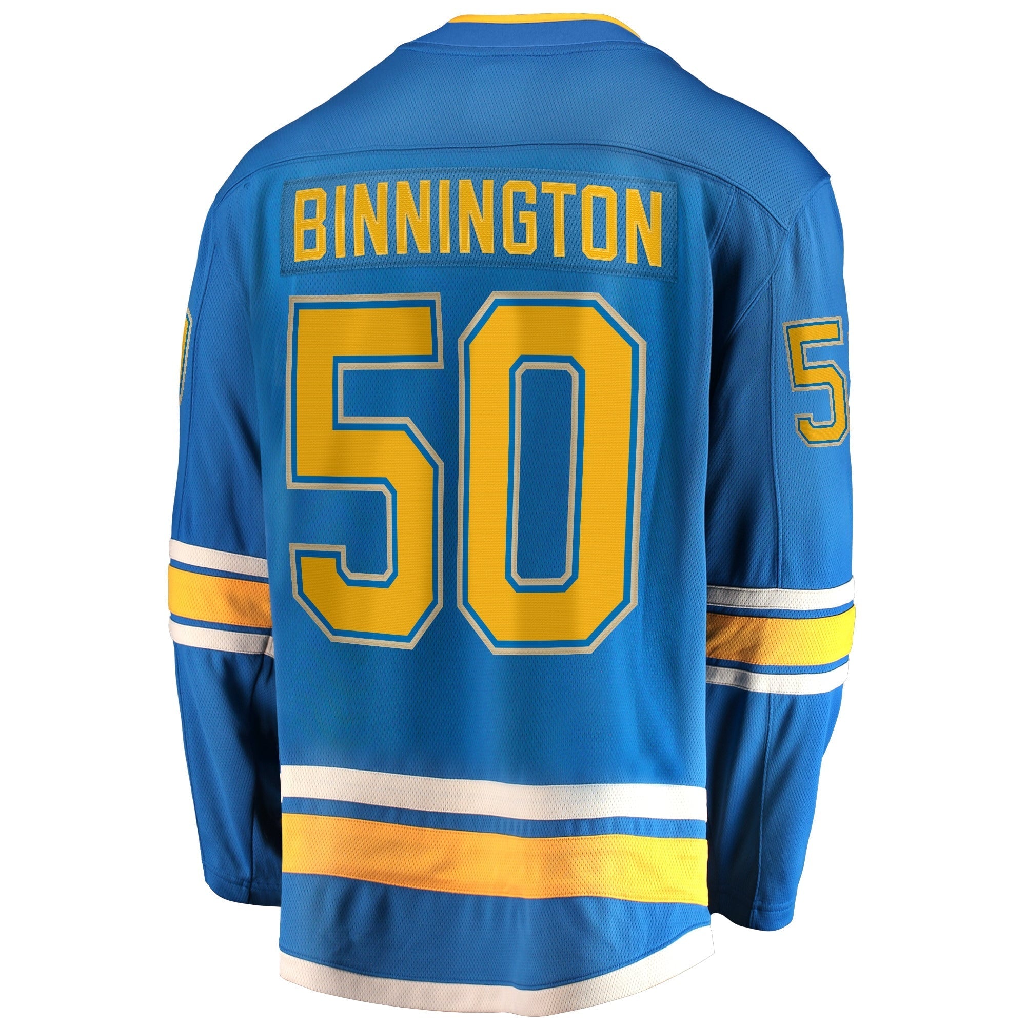 Men's Fanatics Branded Jordans Binnington Blue St. Louis Blues 2018/19 Alternate Premier Breakaway Player Jersey - vstockx