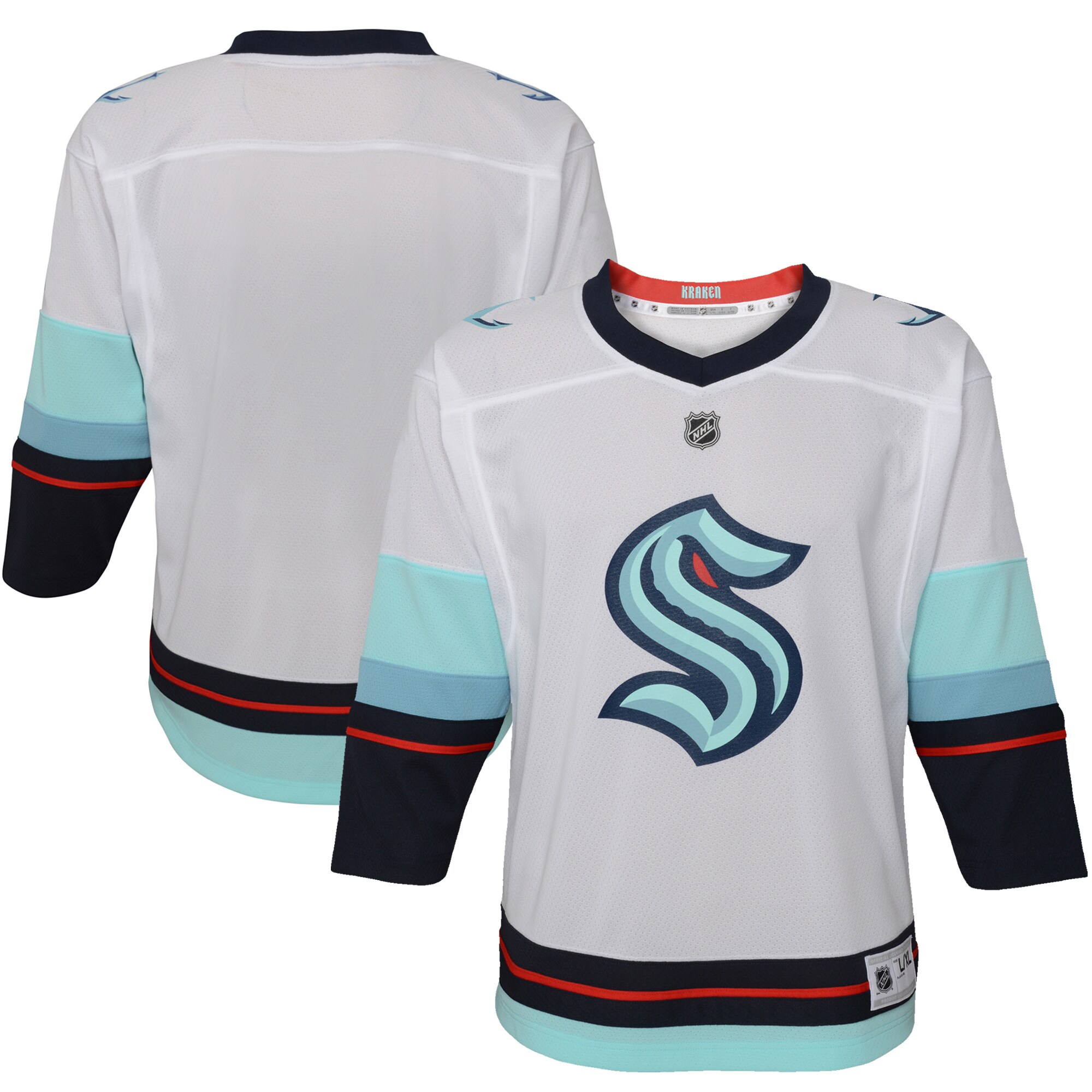 Seattle Kraken Infant Away Replica Jersey - White - vstockx