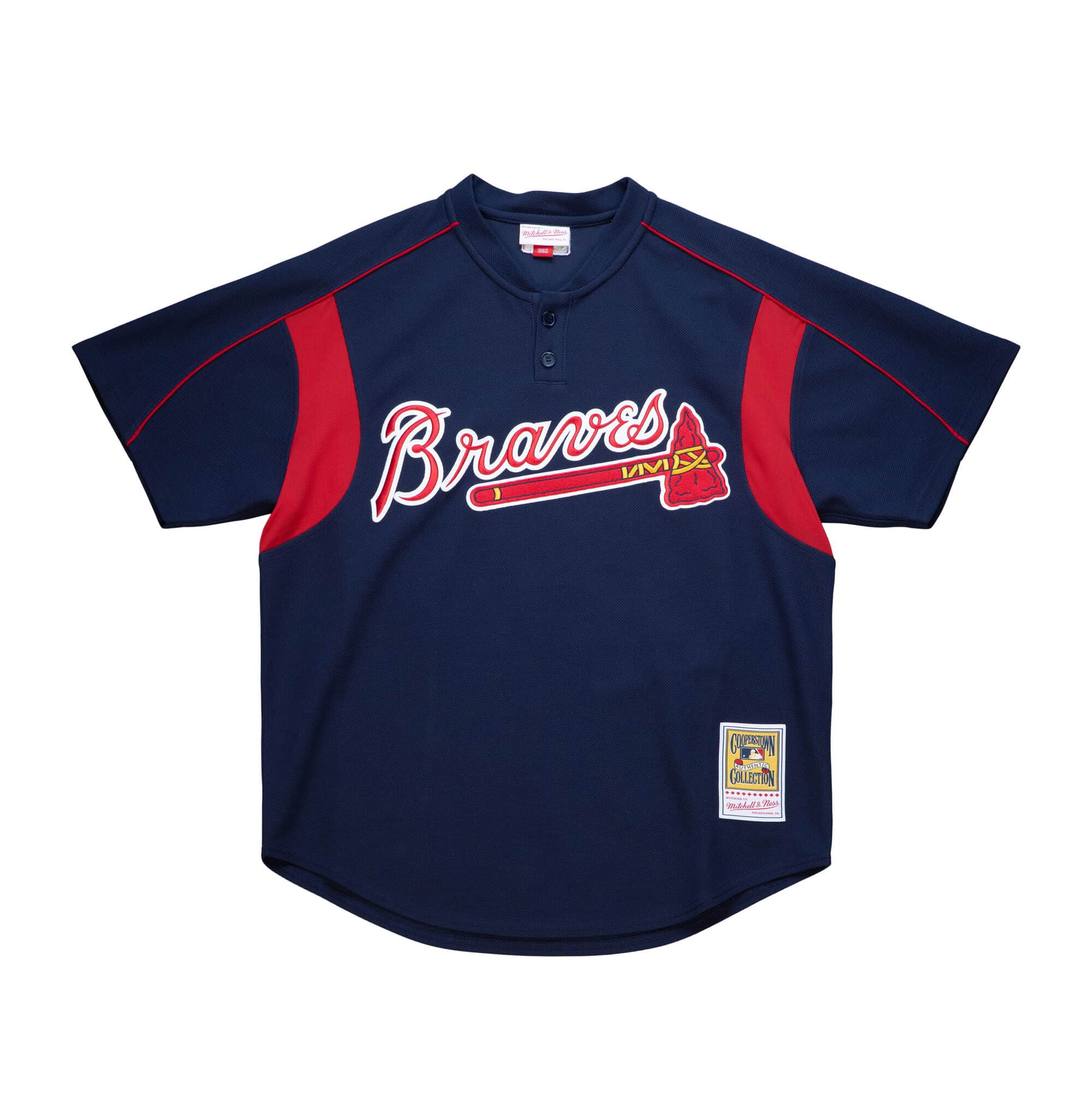 Authentic John Smoltz Atlanta Braves 2003 BP Jersey - vstockx