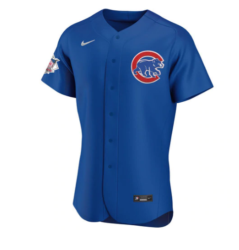 Chicago Cubs Royal Blue Authentic Alternate Jersey by - vstockx