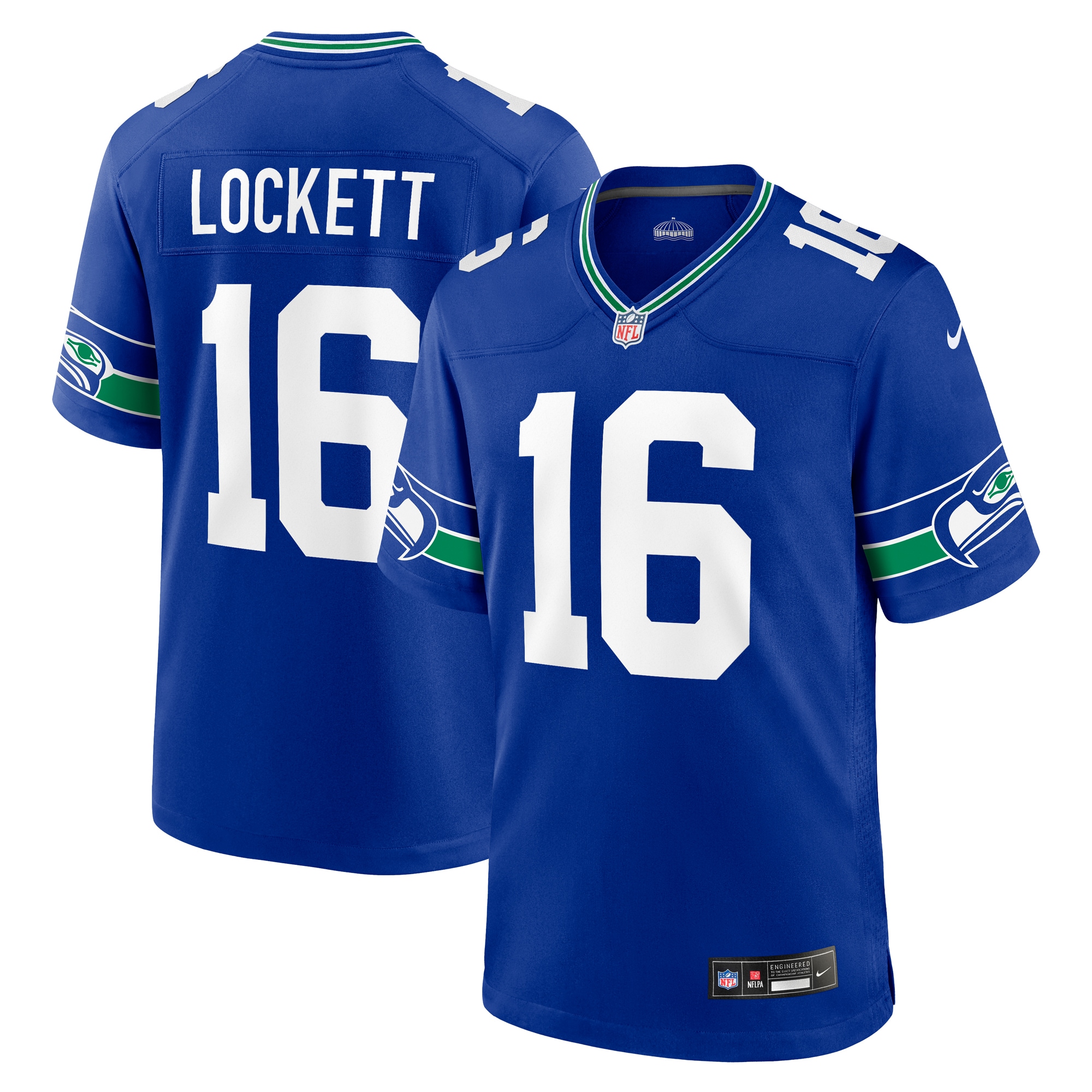 Tyler Lockett Seattle Seahawks Nike Throwback Player Game Jersey - Royal - vstockx