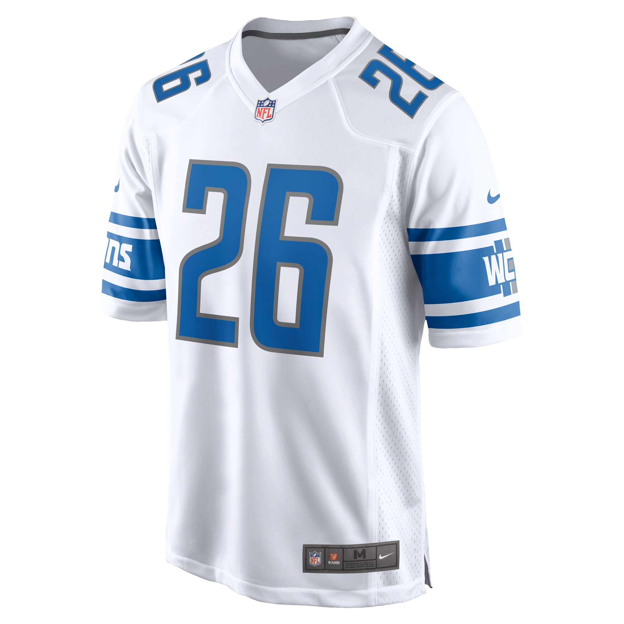 Jahmyr Gibbs Detroit Lions Nike Game Jersey - White - vstockx