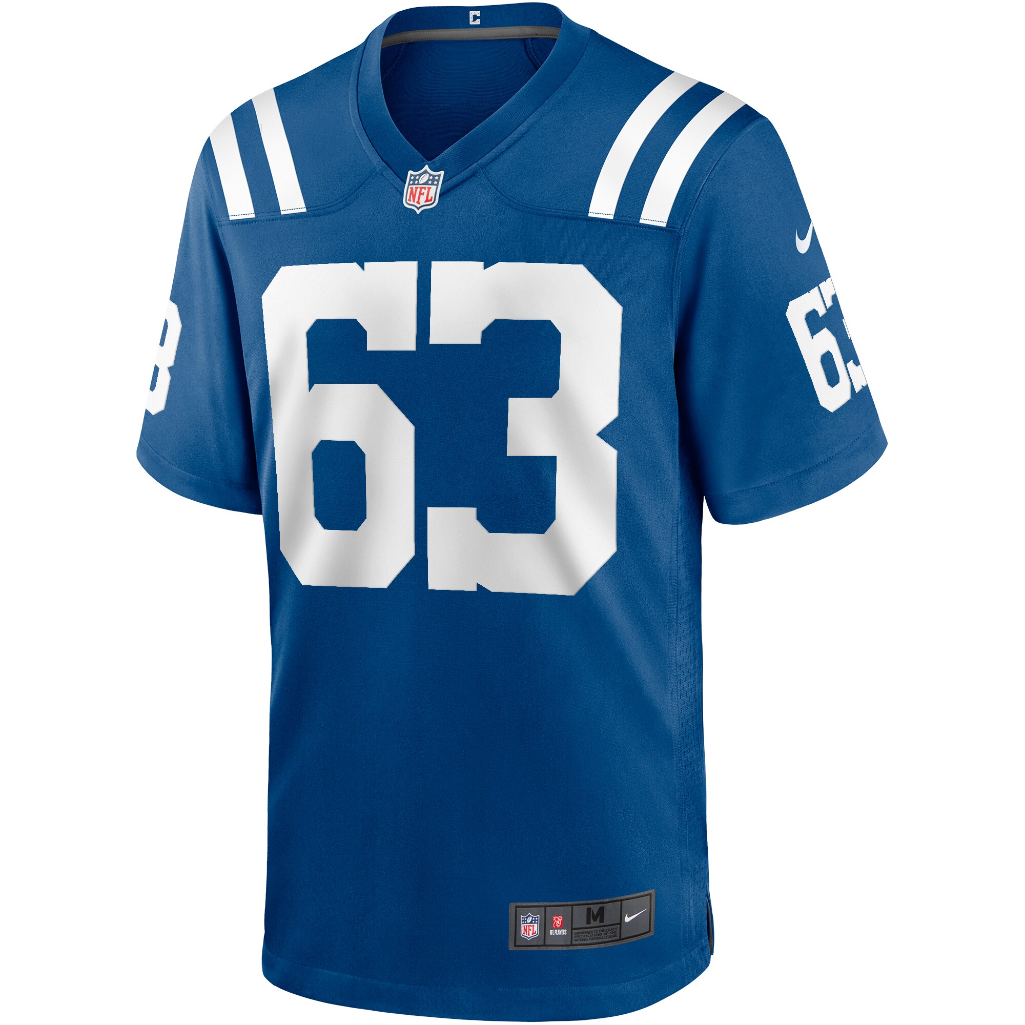 Jeff Saturday Indianapolis Colts Nike Game Retired Player Jersey - Royal - vstockx