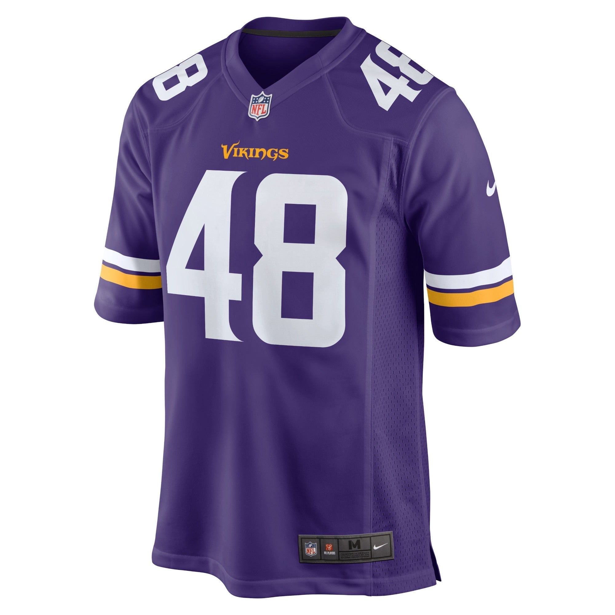 Men's Nike Chris Garrett Purple Minnesota Vikings Home Game Player Jersey - vstockx