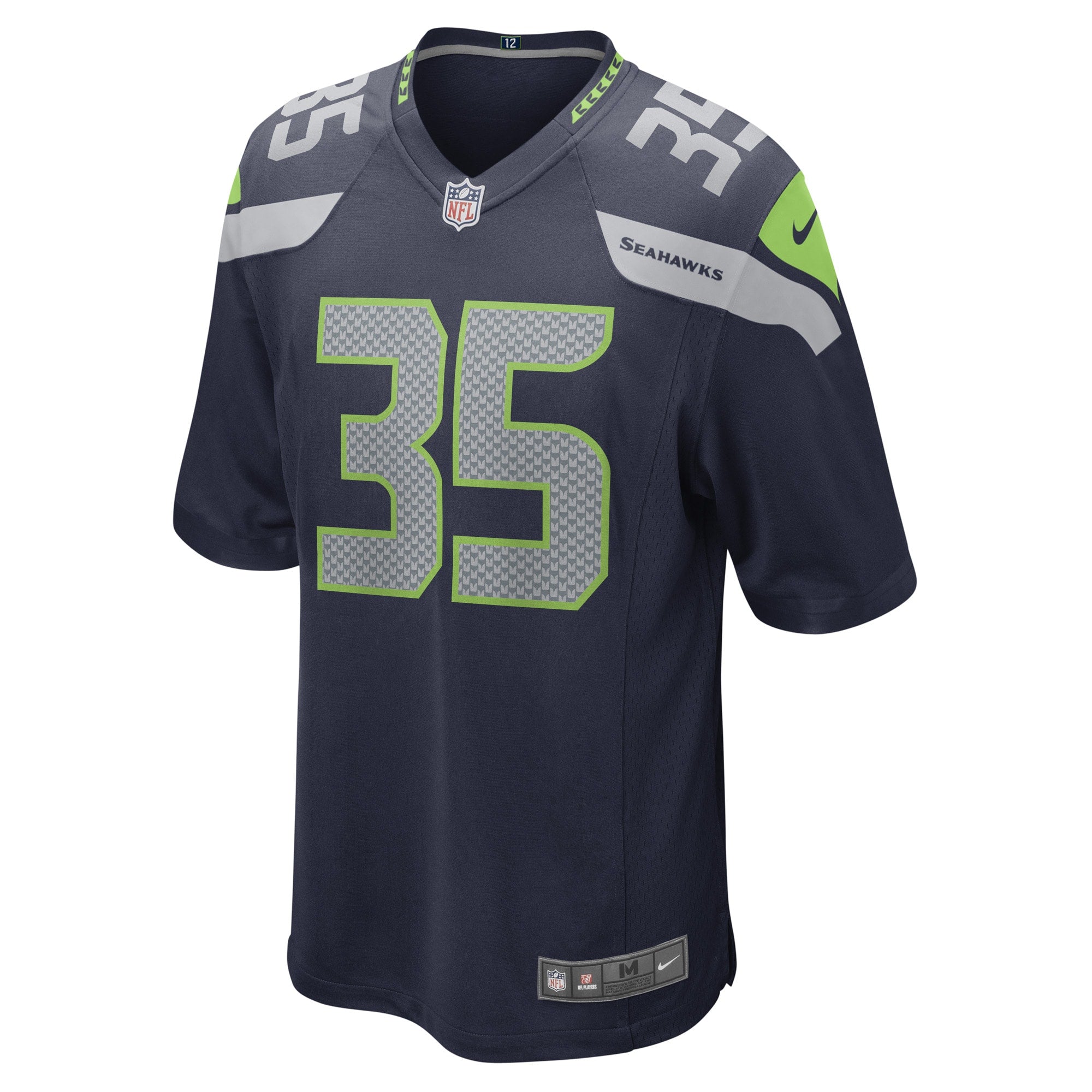 Men's Nike Joey Blount College Navy Seattle Seahawks Game Player Jersey - vstockx