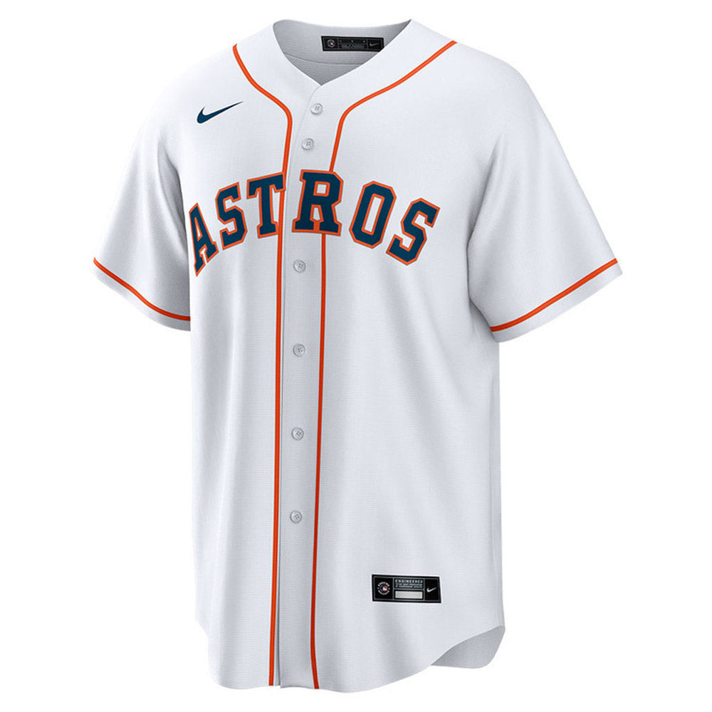 Youth Houston Astros Framber Valdez Cool Base Replica Home Jersey - White - vstockx