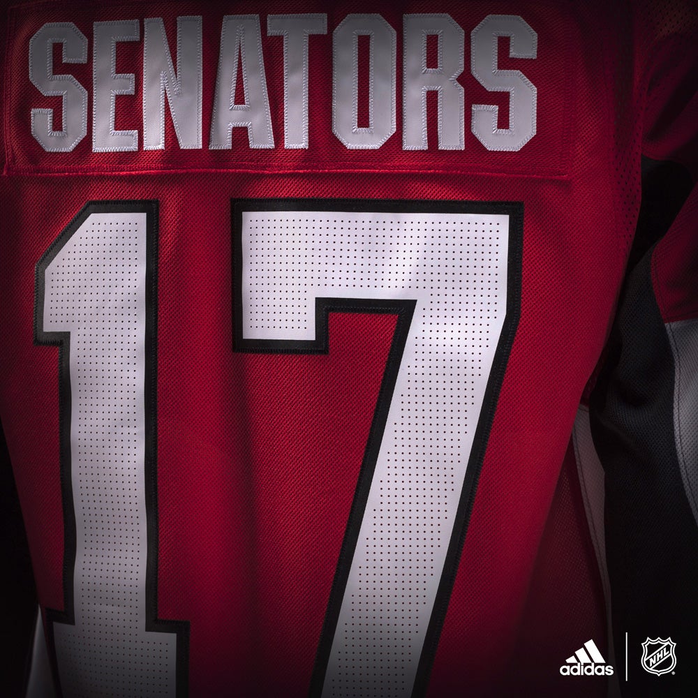 Ottawa Senators Adidas Authentic Home NHL Hockey Jersey - vstockx