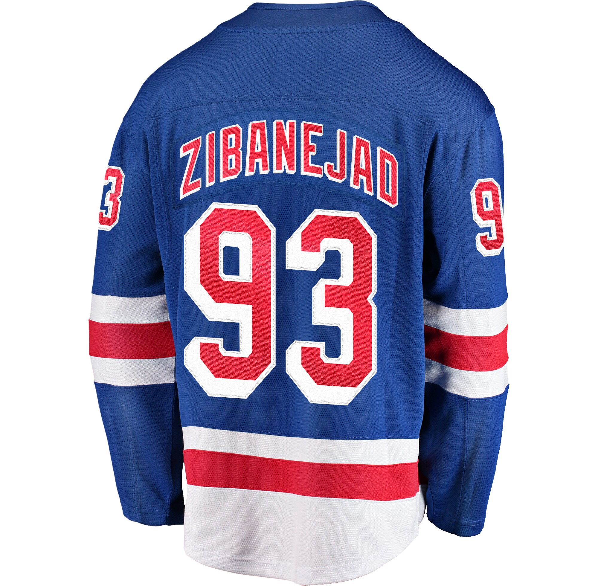 Mika Zibanejad New York Rangers Fanatics Branded Home Breakaway Player Game Jersey - Blue - vstockx