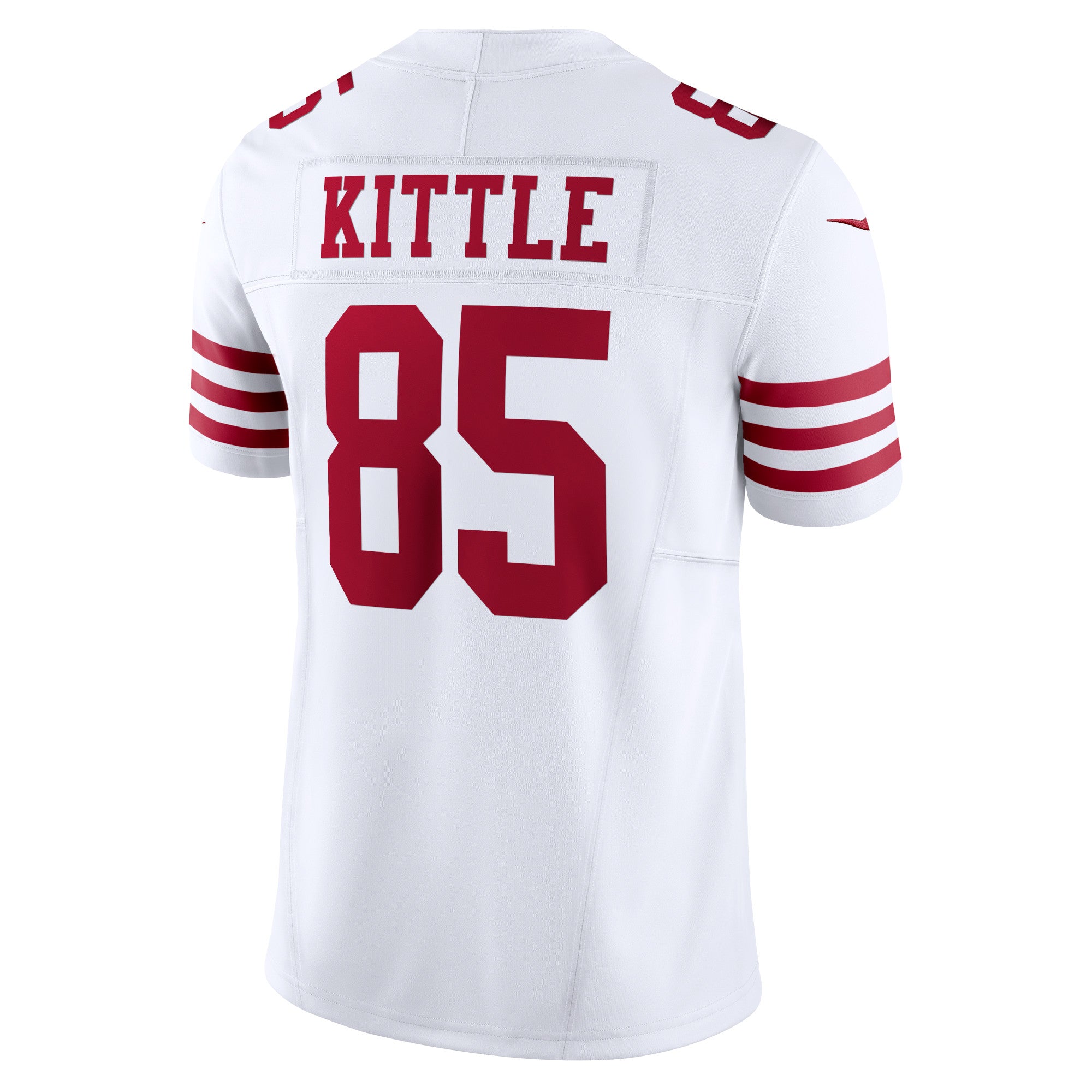 Men's Nike George Kittle White San Francisco 49ers Vapor F.U.S.E. Limited Jersey - vstockx