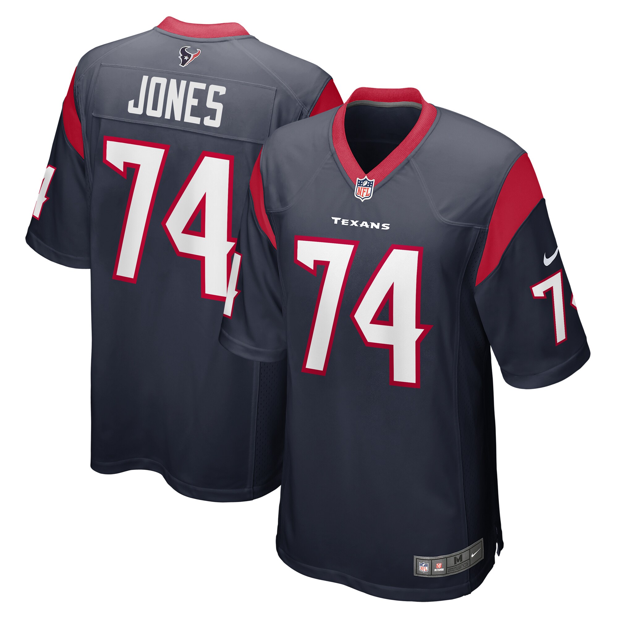 Josh Jones Houston Texans Nike Team Game Jersey - Navy - vstockx