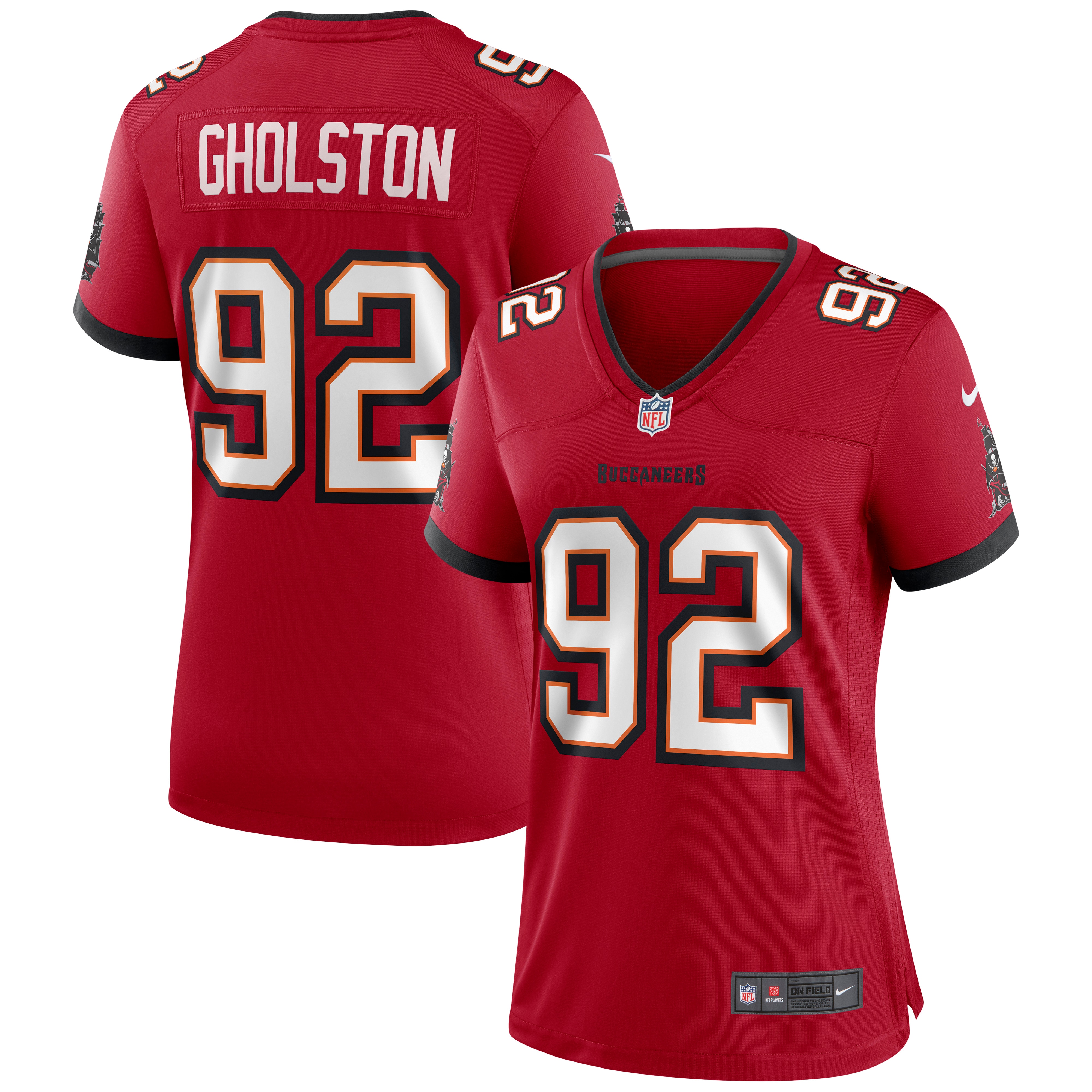 William Gholston Tampa Bay Buccaneers Nike Women's Game Jersey - Red - vstockx
