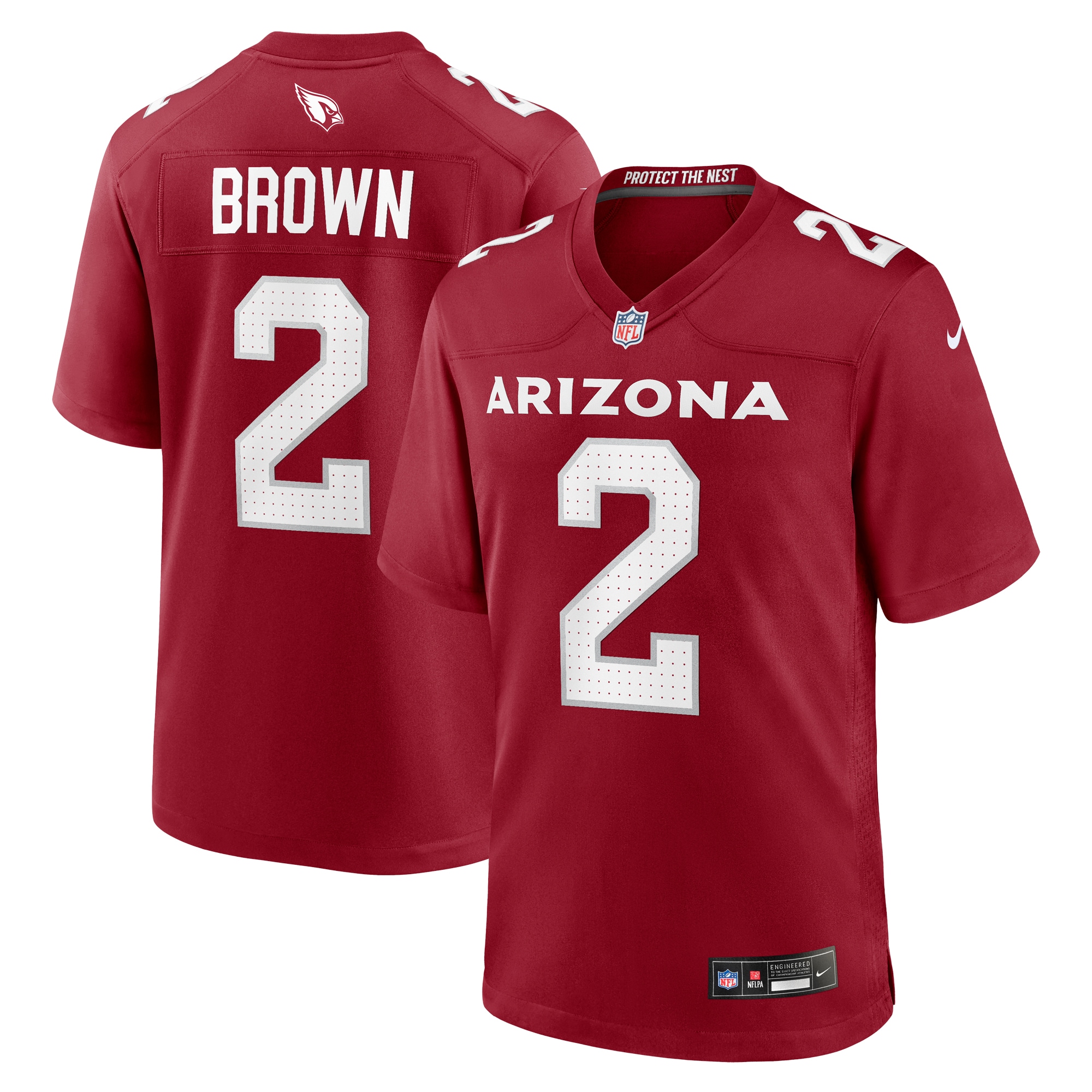 Marquise Brown Arizona Cardinals Nike Home Game Jersey - Cardinal - vstockx