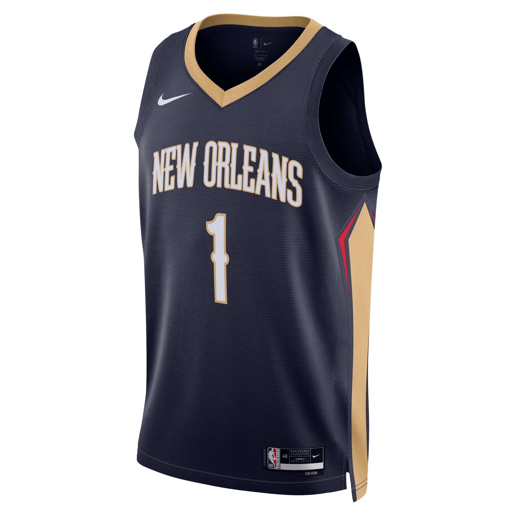 Zion Williamson New Orleans Pelicans Nike Unisex Swingman Jersey - Association Edition - Navy - vstockx