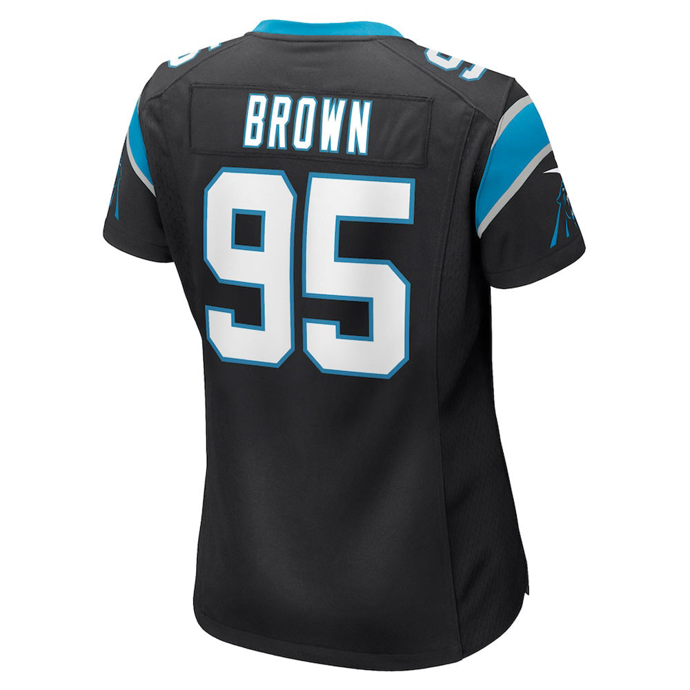 Women's Carolina Panthers Derrick Brown Game Jersey - Black - vstockx