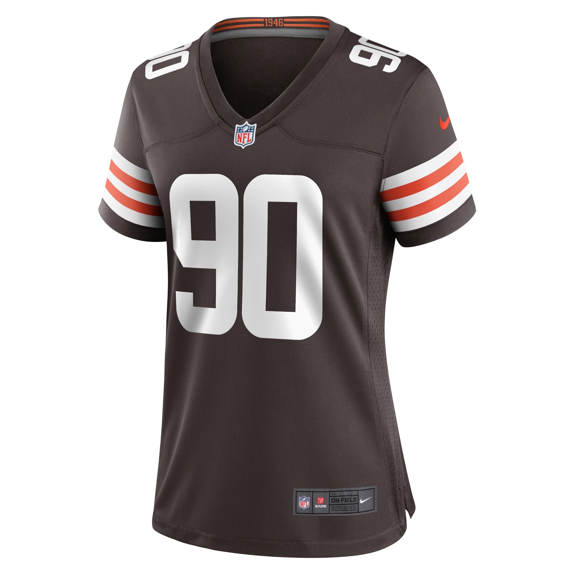 Maurice Hurst Cleveland Browns Nike Women's Nike Women's All Player Jersey - Brown - vstockx