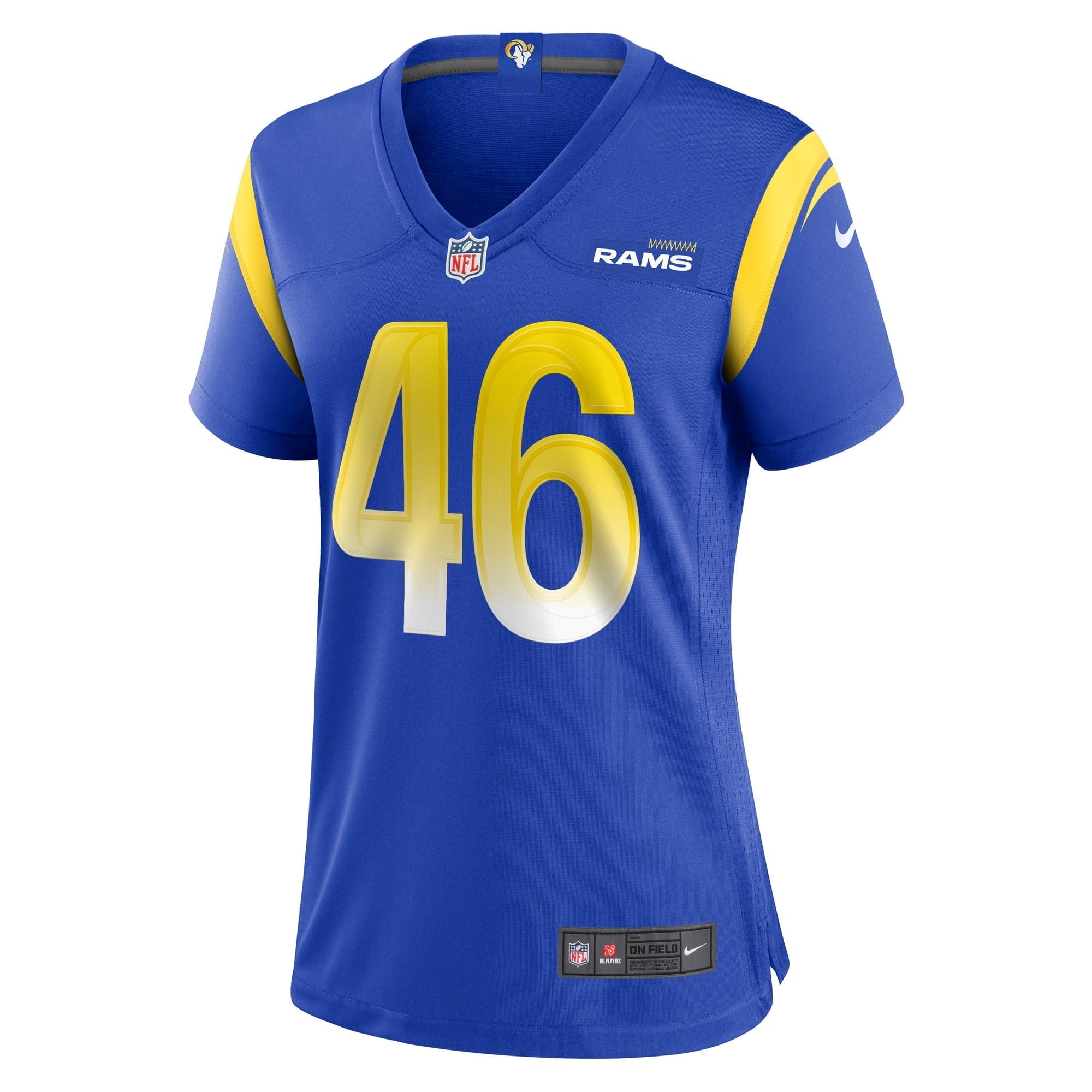 Women's Nike Jared Pinkney Royal Los Angeles Rams Game Player Jersey - vstockx