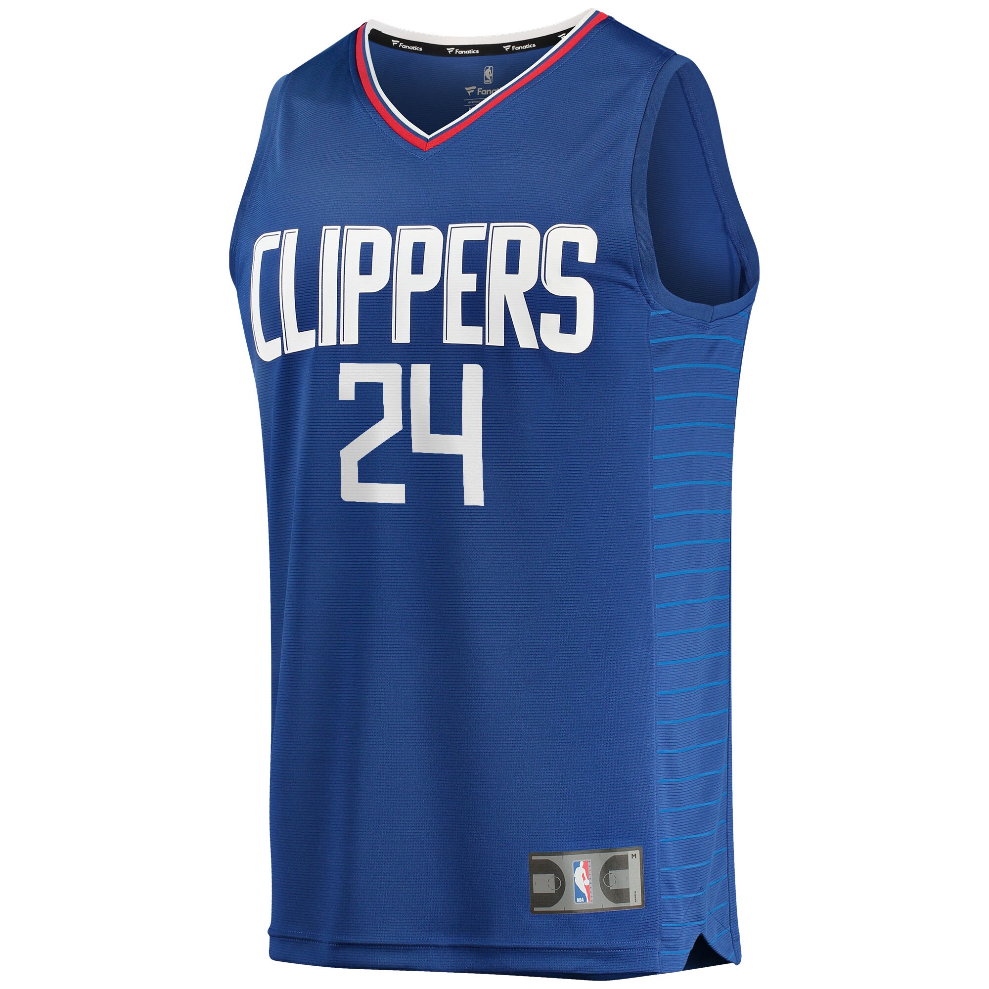 Norman Powell LA Clippers Fanatics Branded Youth 2021/22 Fast Break Replica Jersey - Icon Edition - Royal - vstockx