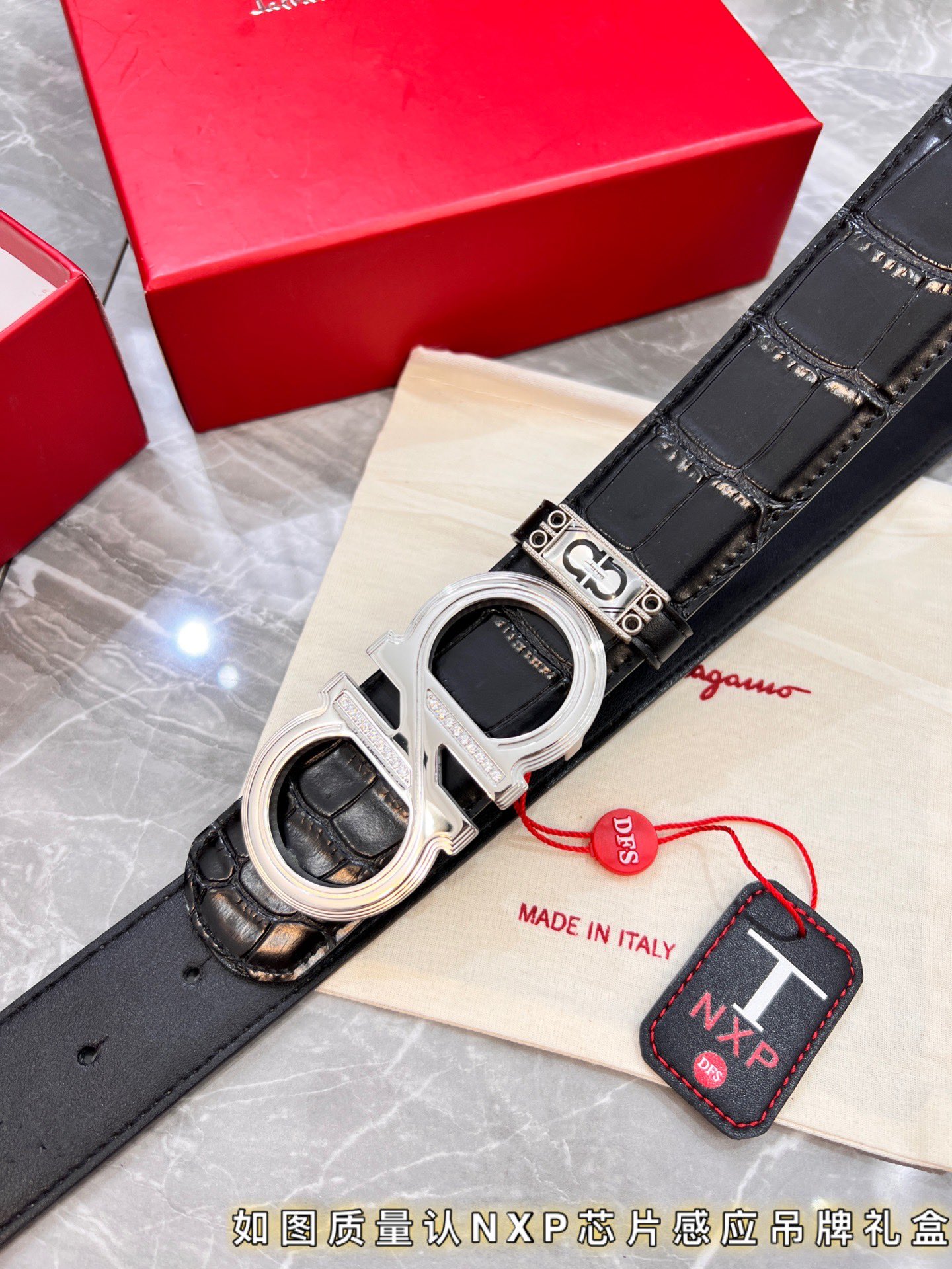 Streetwear Belt Ferragamo 319859 size:3.5cm - vstockx