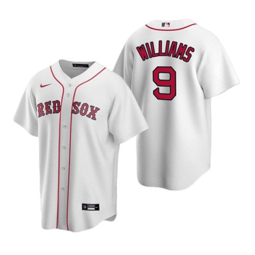 Youth Boston Red Sox Ted Williams Replica Home Jersey - White - vstockx