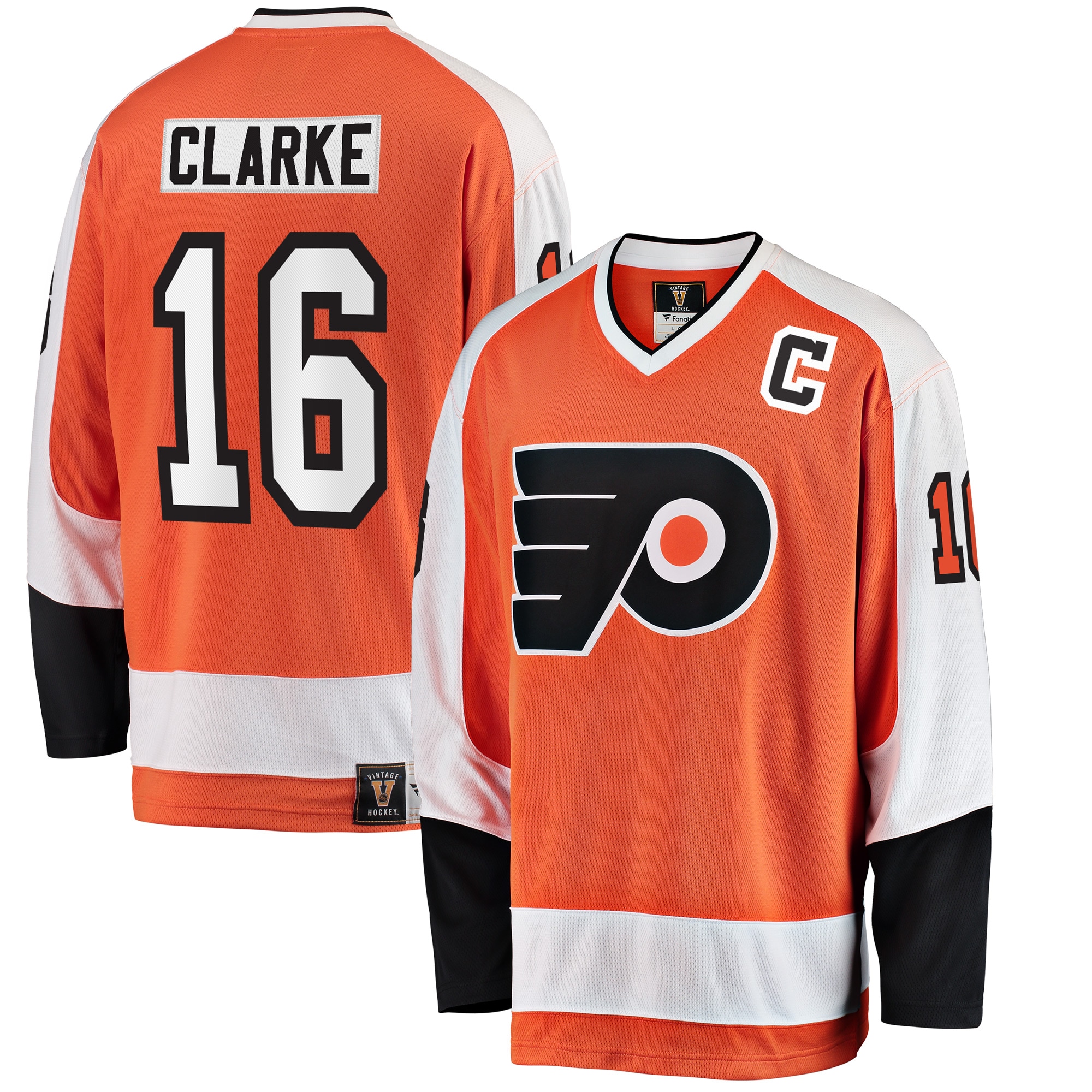 Bobby Clarke Philadelphia Flyers Fanatics Branded Premier Breakaway Retired Player Jersey - Orange - vstockx