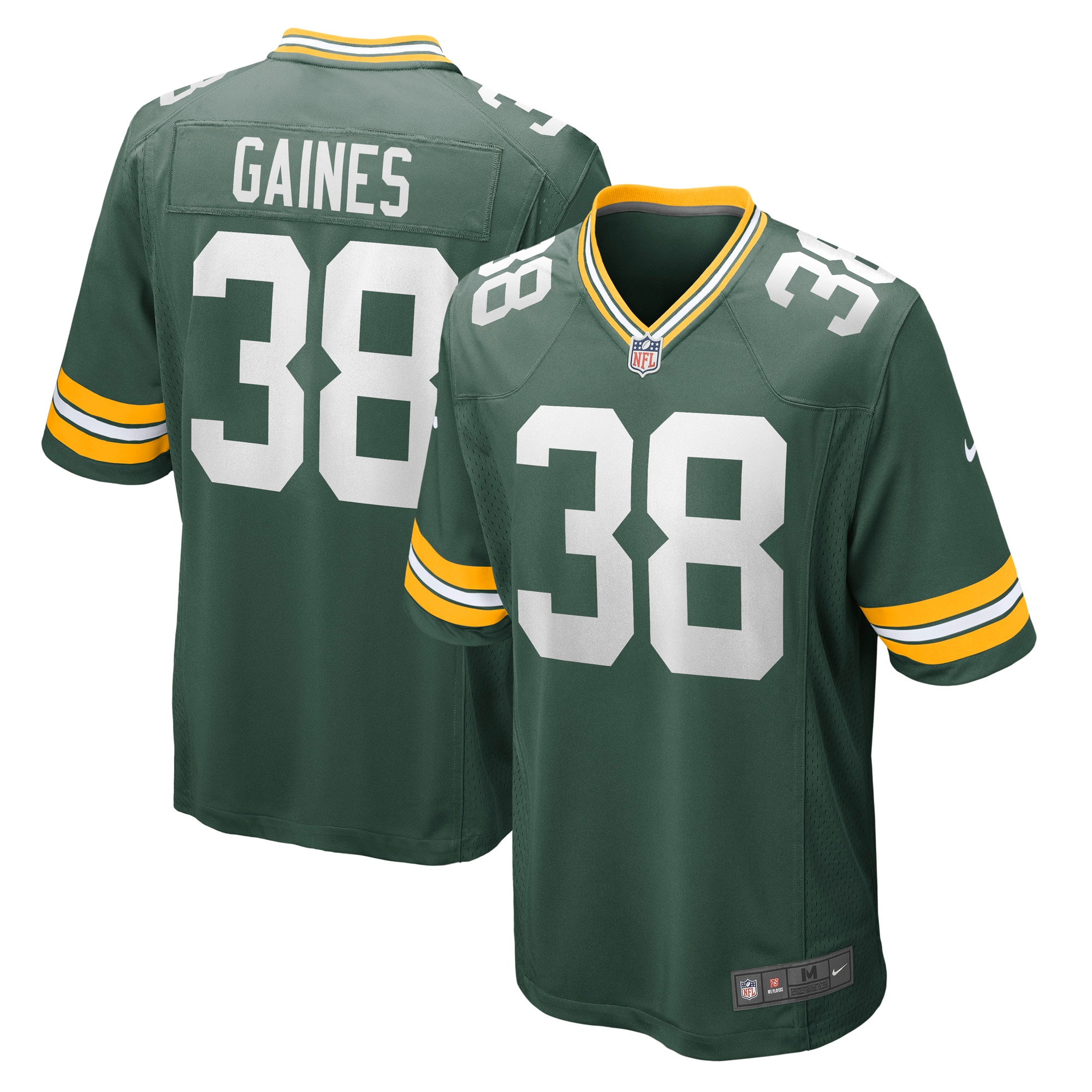 Innis Gaines Green Bay Packers Nike Game Jersey - Green - vstockx