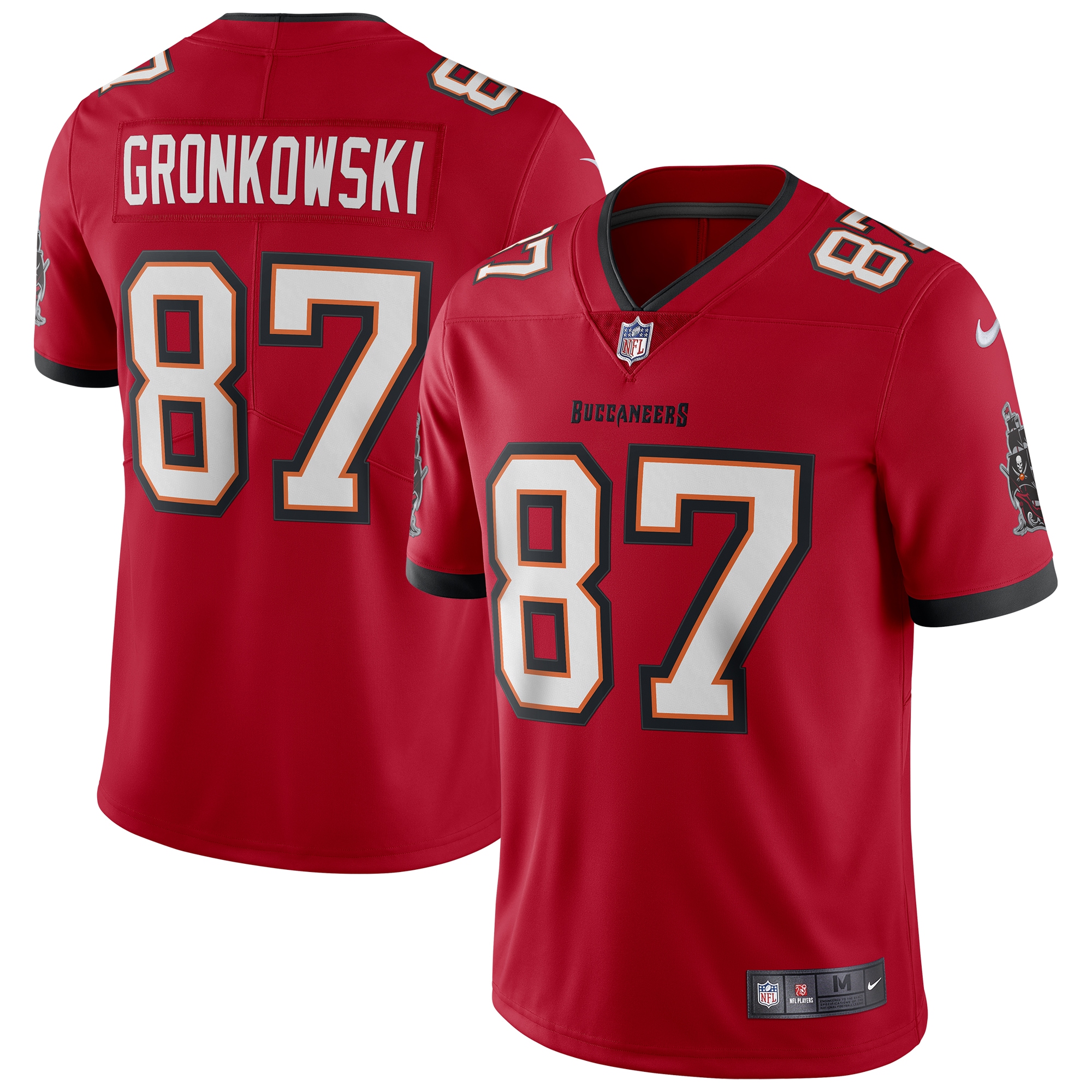 Rob Gronkowski Tampa Bay Buccaneers Nike Vapor Limited Jersey - Red - vstockx