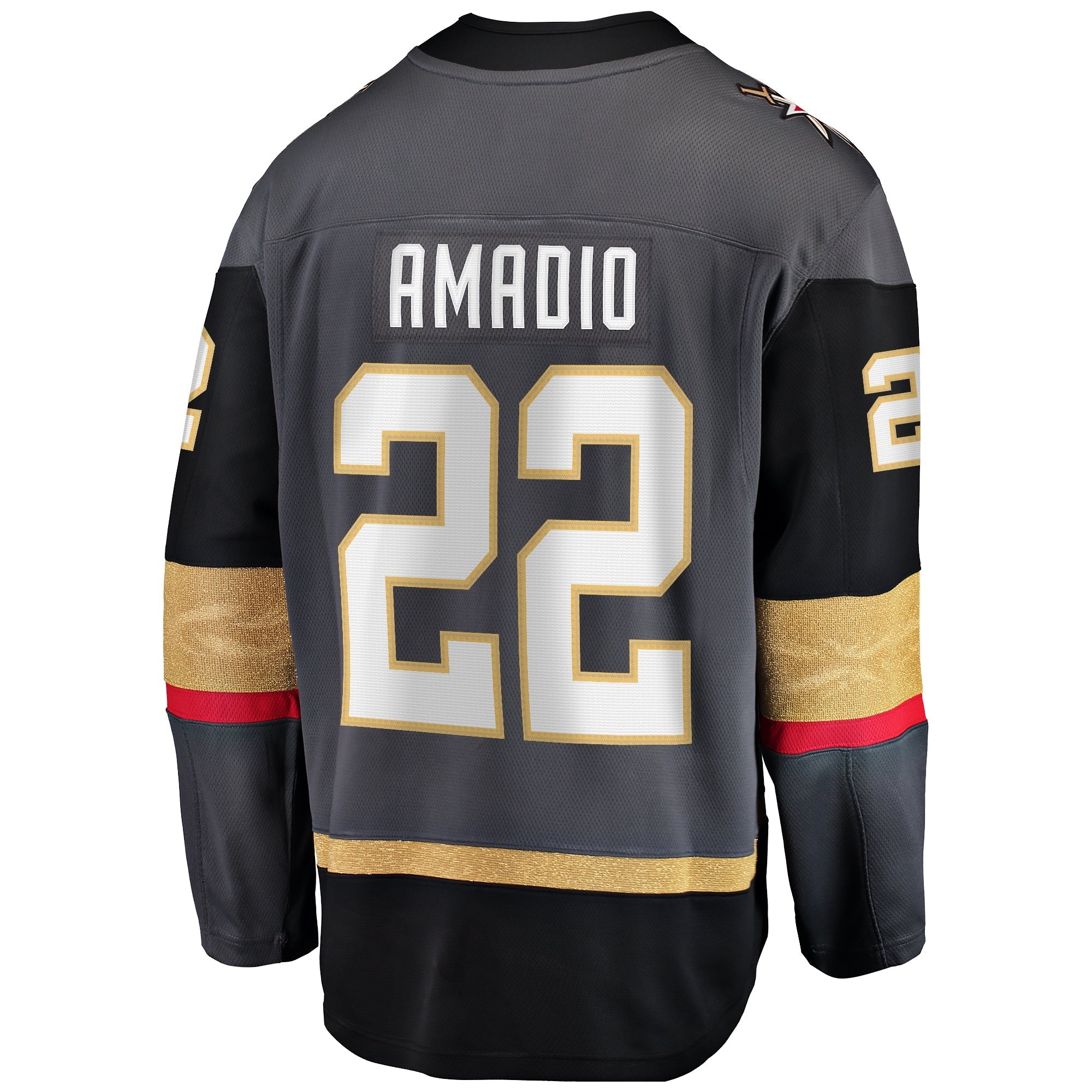 Men's Fanatics Branded Michael Amadio Gray Vegas Golden Knights Alternate Breakaway Player Jersey - vstockx