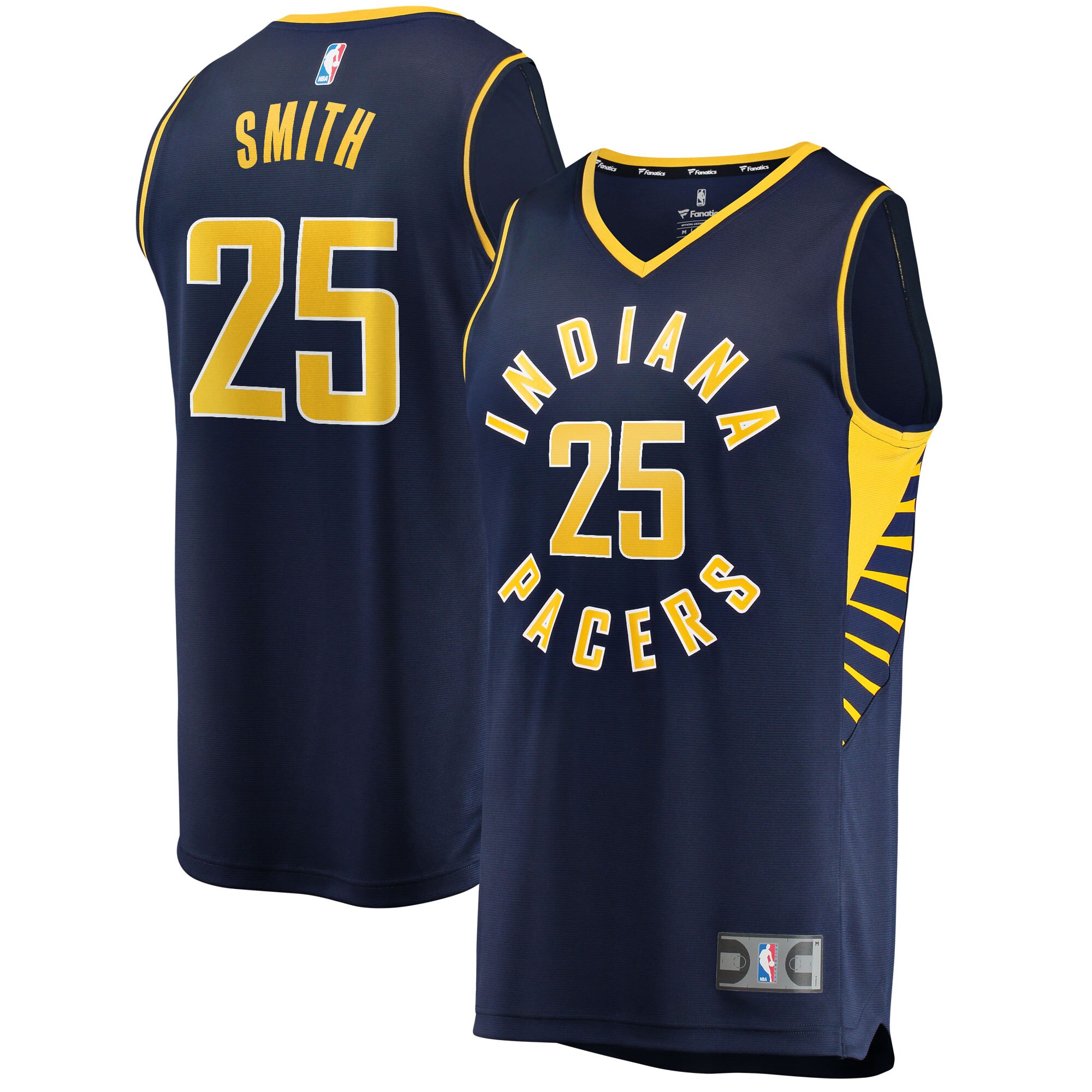 Jalen Smith Indiana Pacers Fanatics Branded 2021/22 Fast Break Replica Jersey - Icon Edition - Navy - vstockx