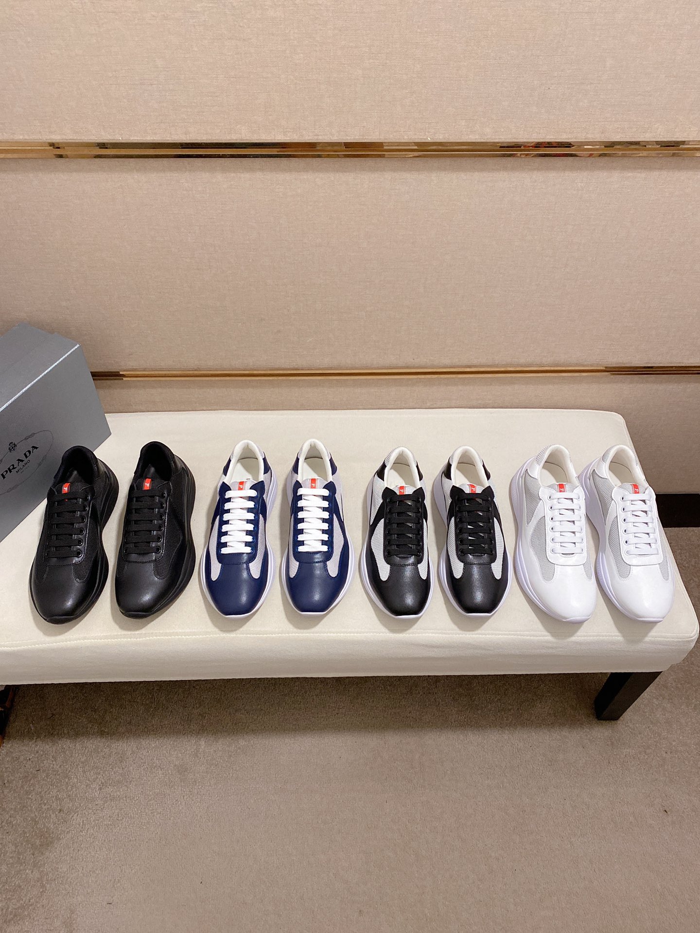 Prada America's Cup sneaker 16 - vstockx