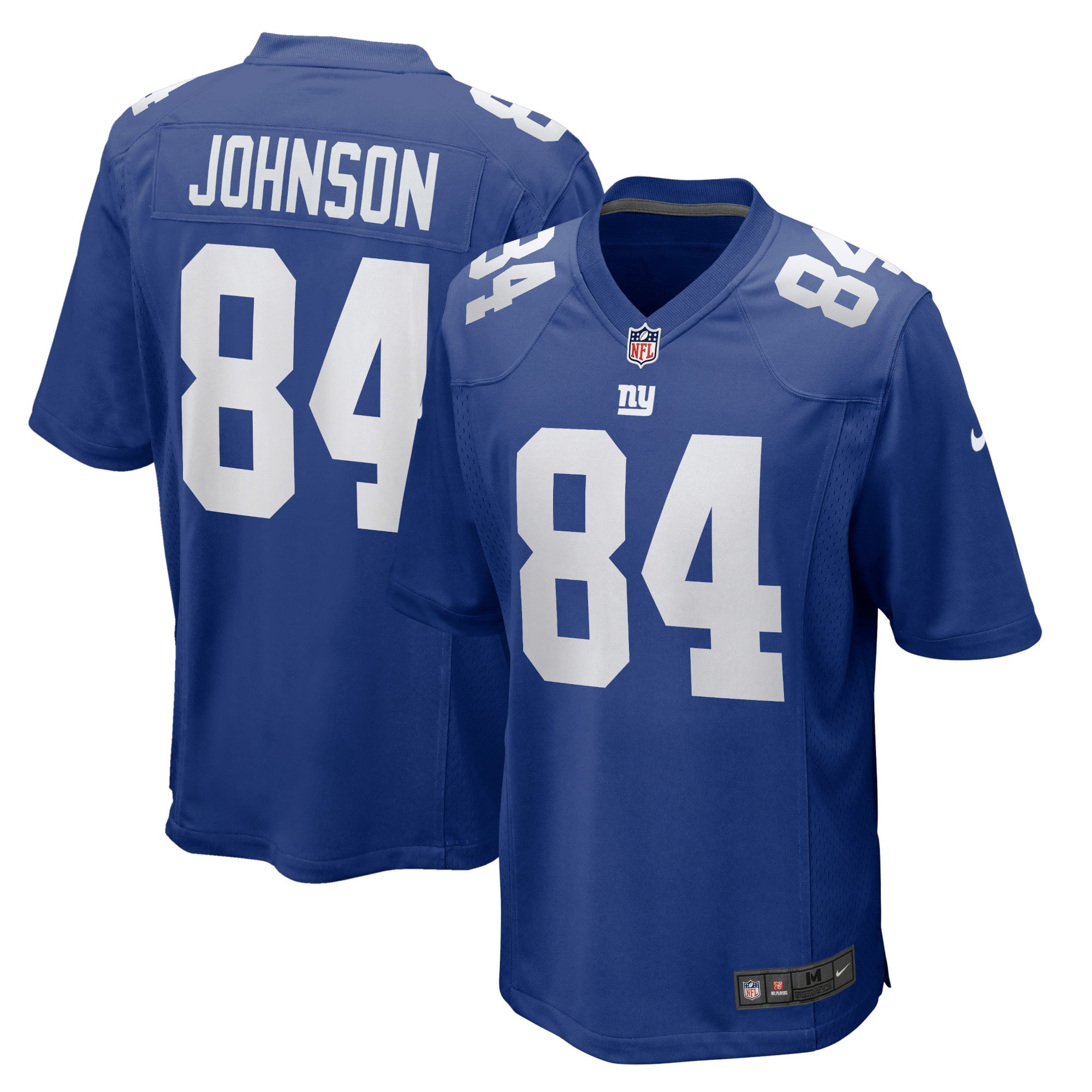 Men's Nike Marcus Johnson Royal New York Giants Home Game Player Jersey - vstockx