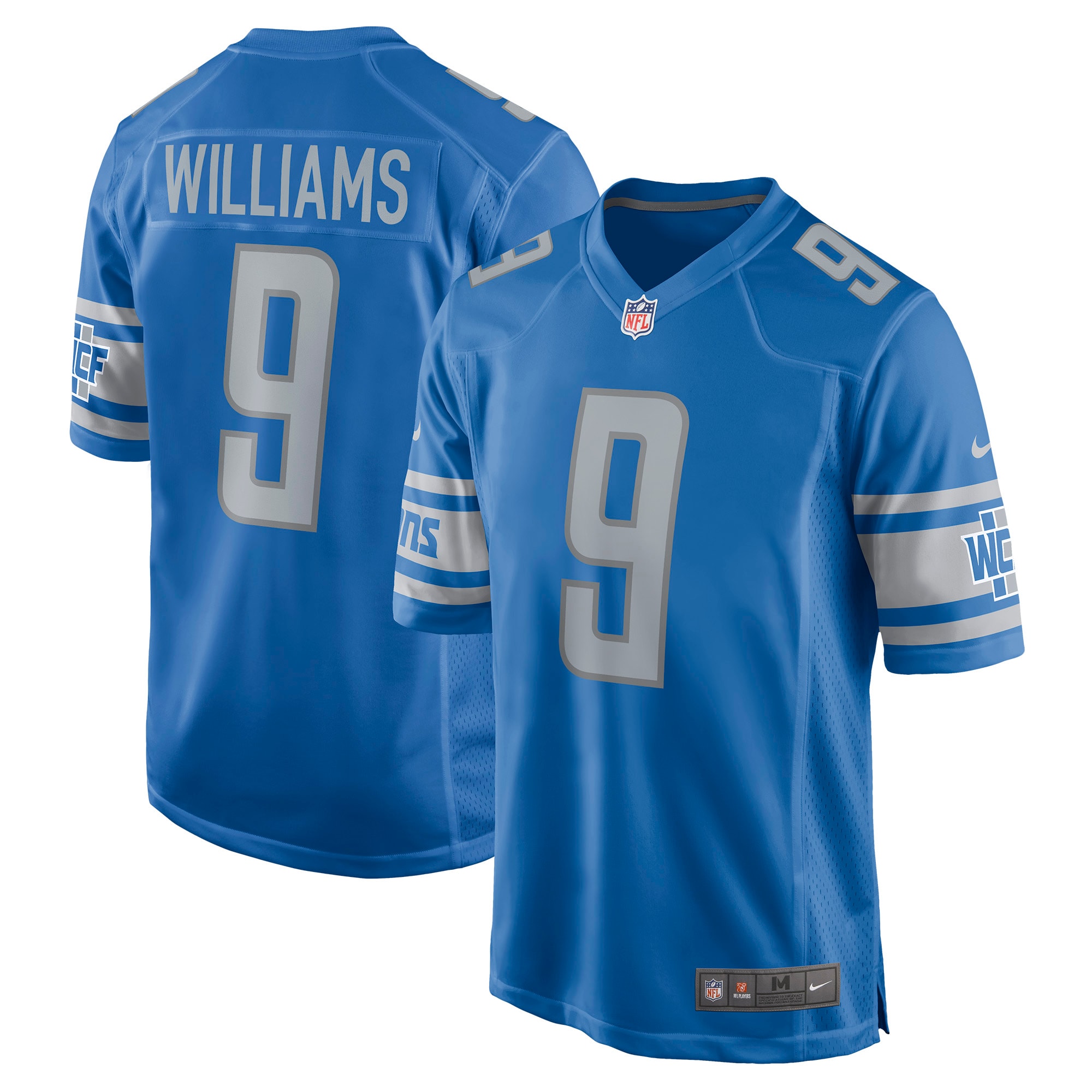 Jameson Williams Detroit Lions Nike Player Game Jersey - Blue - vstockx