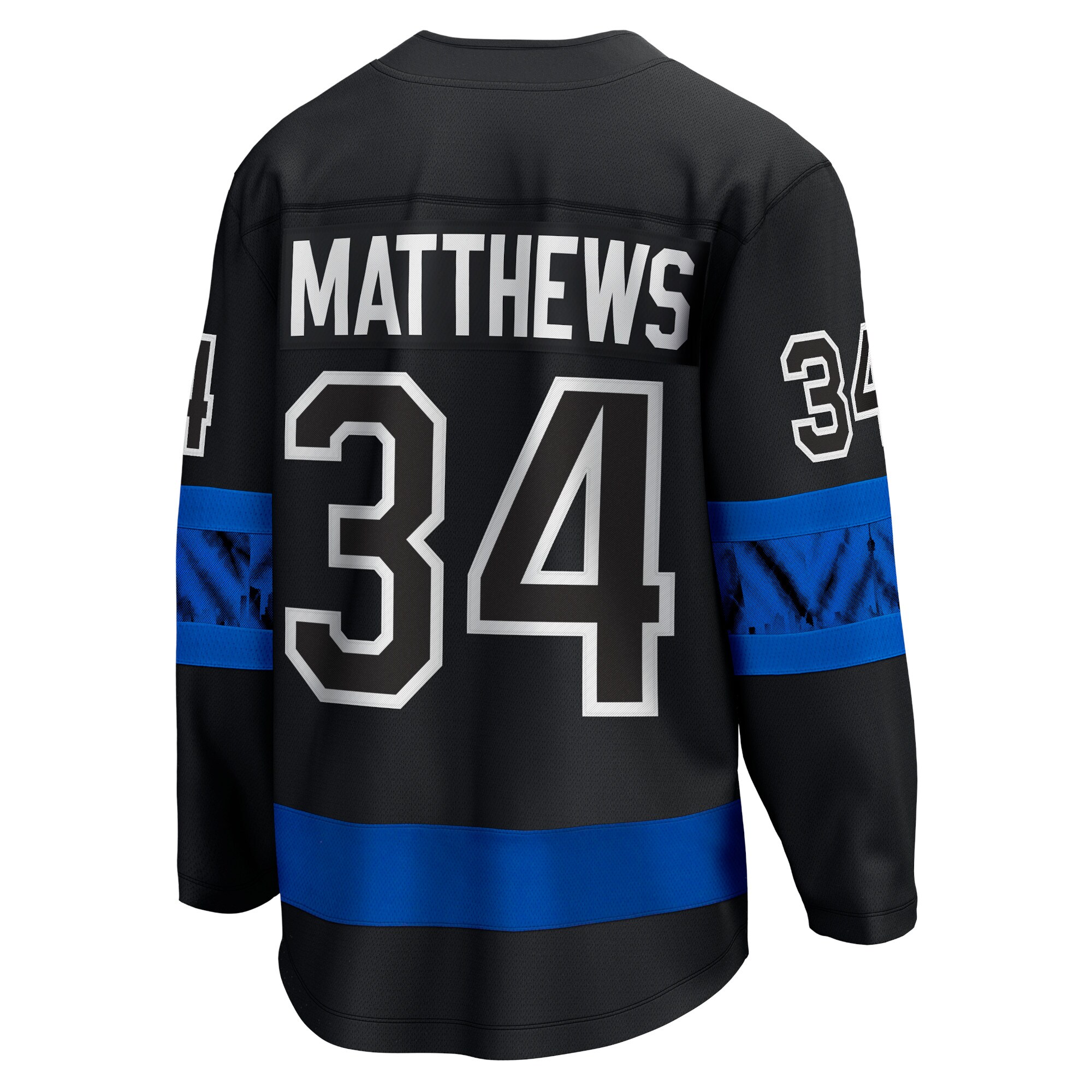 Auston Matthews Toronto Maple Leafs Fanatics Branded Alternate Premier Breakaway Reversible Player Jersey - Black - vstockx