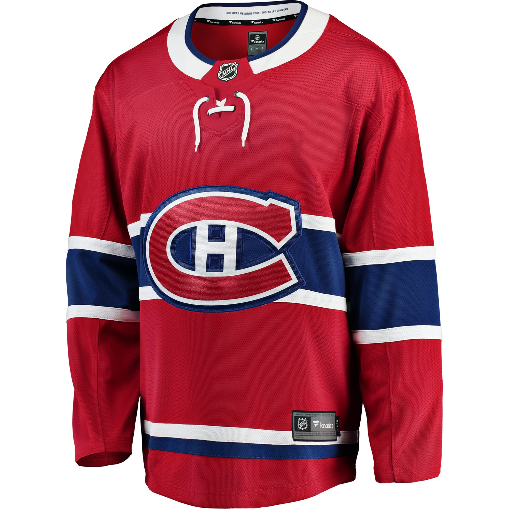 Montreal Canadiens Fanatics Branded Breakaway Home Jersey - Red - vstockx
