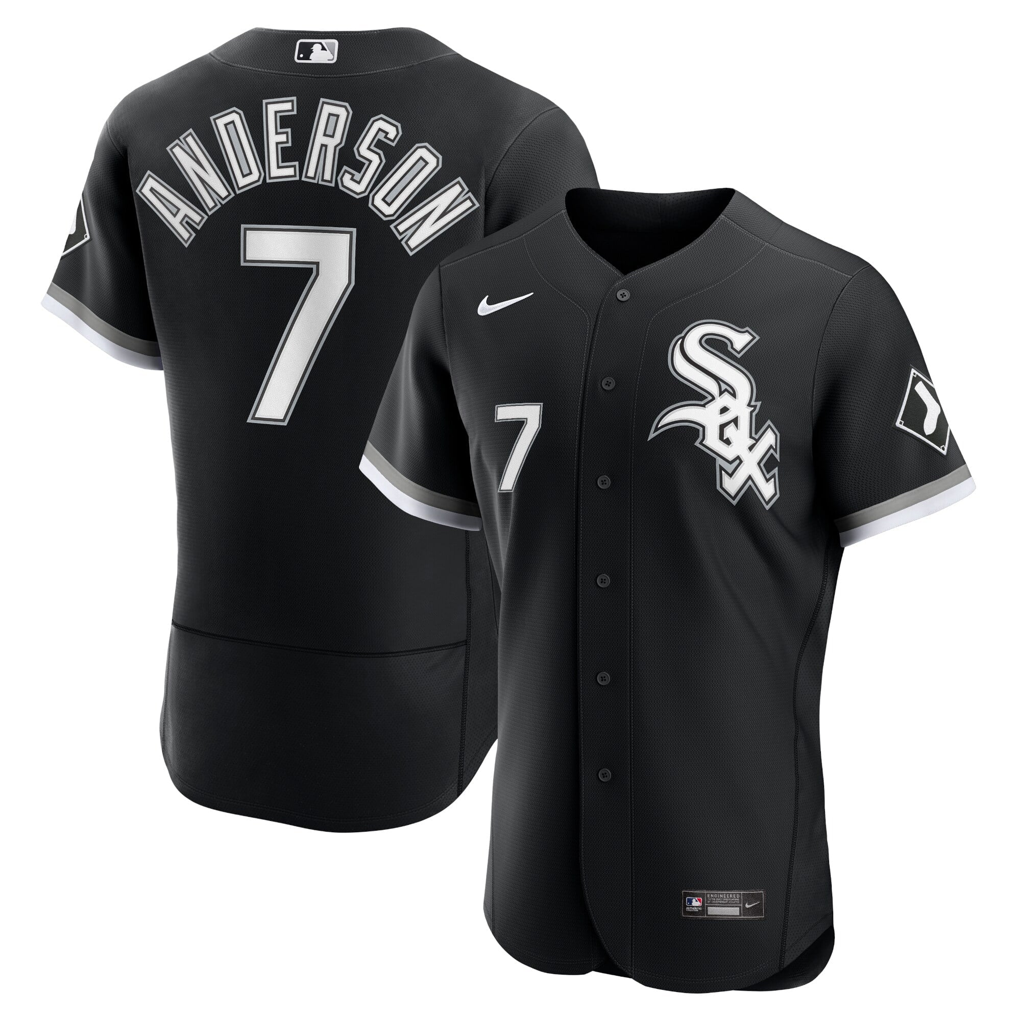 Men's Nike Tim Anderson Black Chicago White Sox Alternate Authentic Player Jersey - vstockx