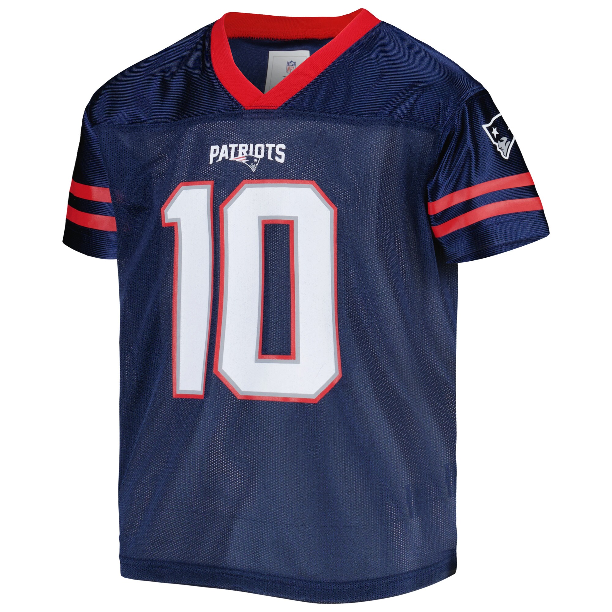 Youth Mac Jones Navy New England Patriots Player Jersey - vstockx