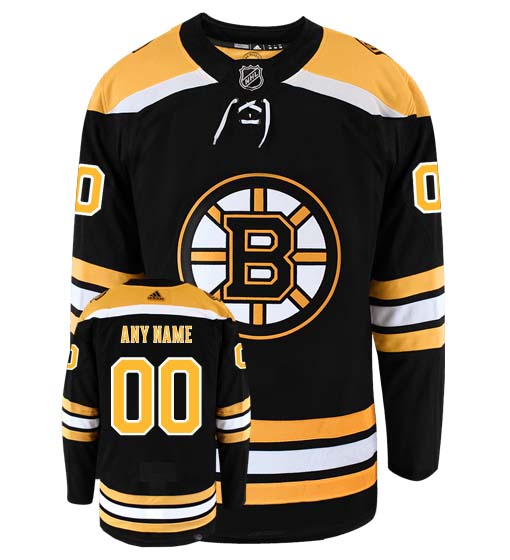 Customizable Boston Bruins Adidas Primegreen Authentic NHL Hockey Jersey - vstockx