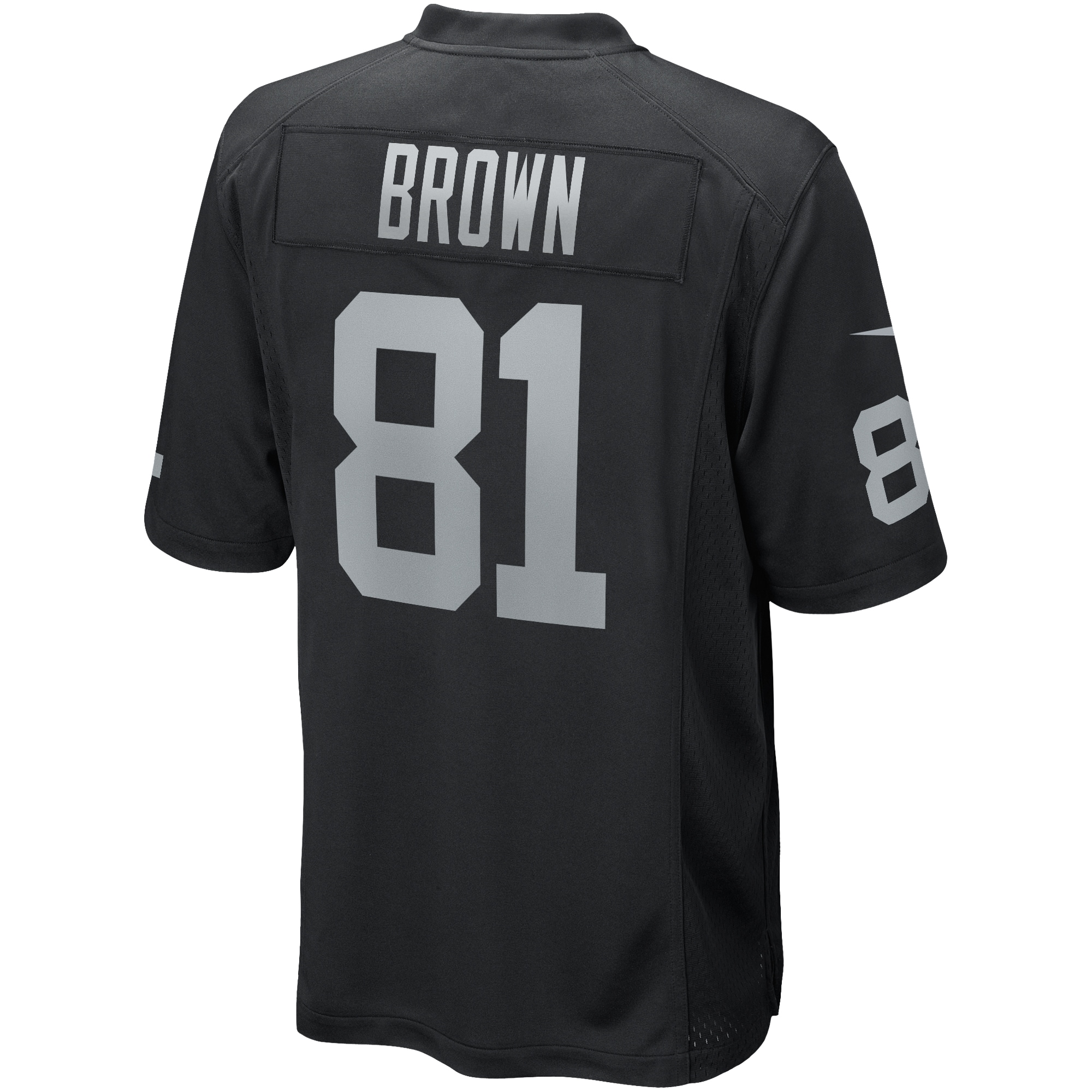 Tim Brown Las Vegas Raiders Nike Game Retired Player Jersey - Black - vstockx