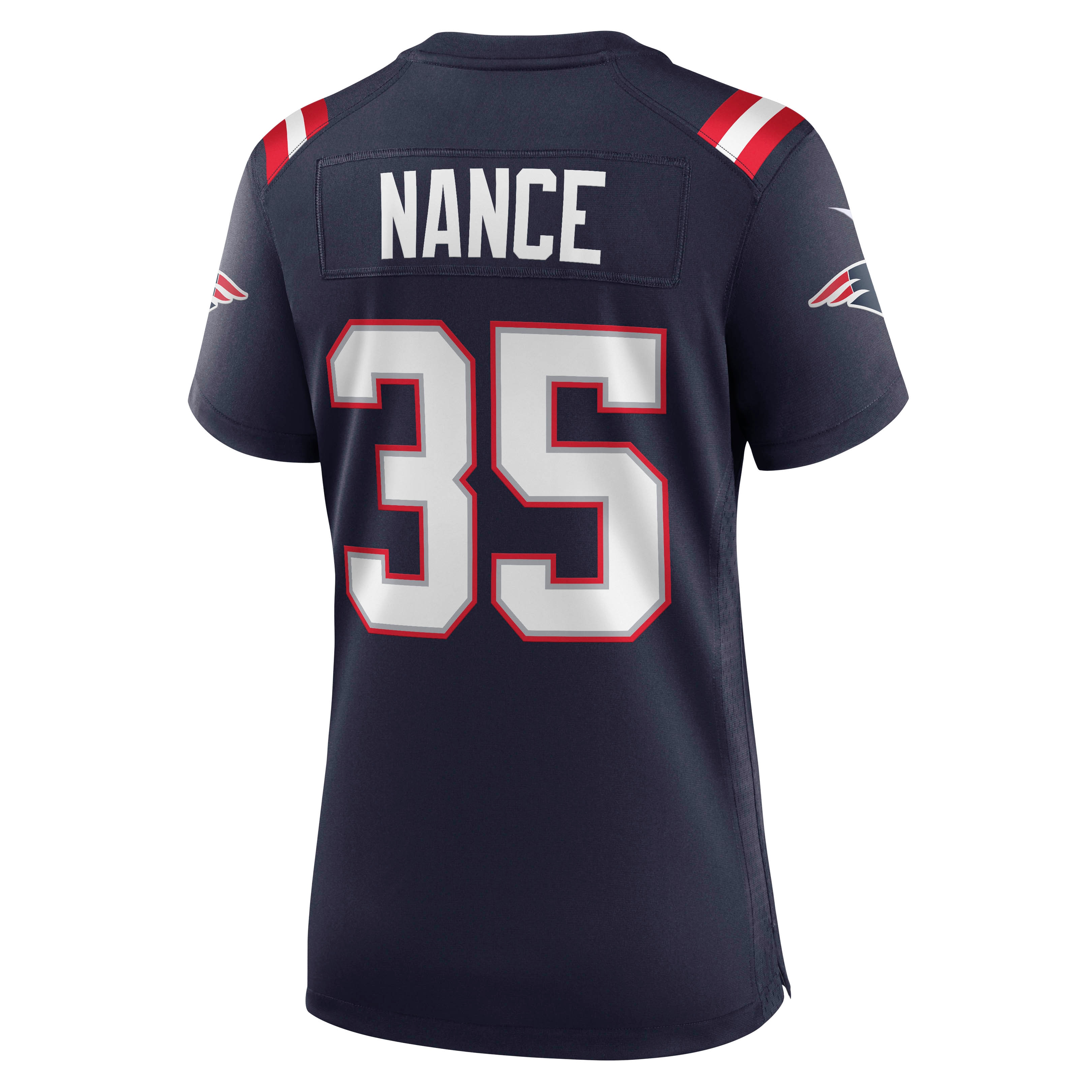 Jim Nance New England Patriots Nike Women's Retired Player Jersey - Navy - vstockx