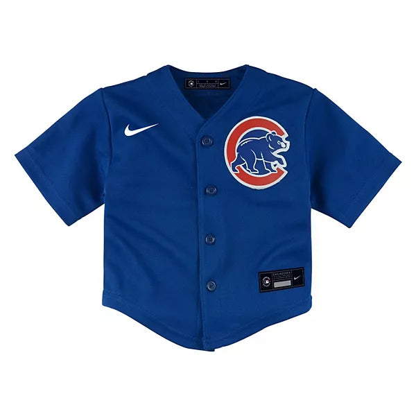 Chicago Cubs Toddler Blue Alternate Replica Jersey - vstockx