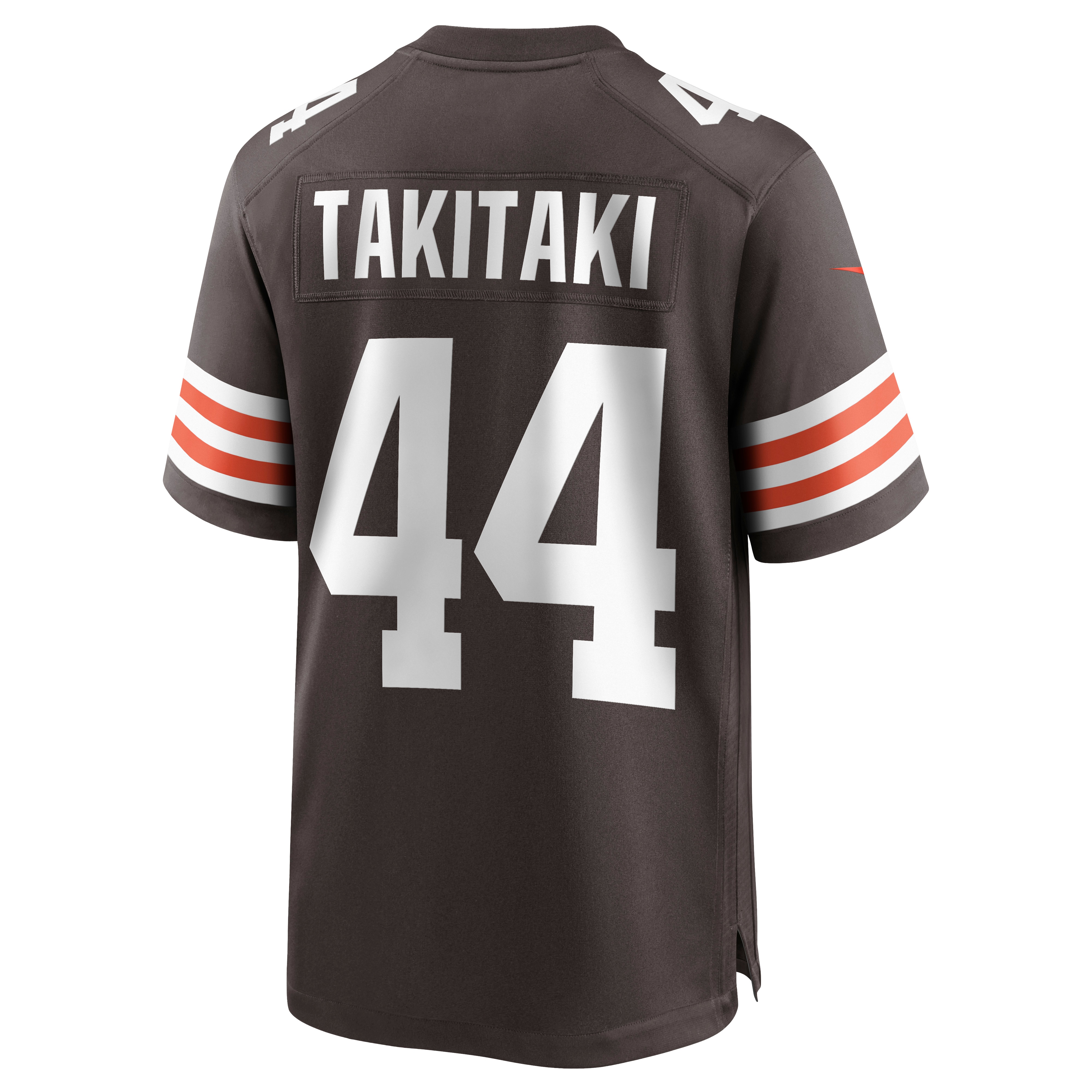 Sione Takitaki Cleveland Browns Nike Game Jersey - Brown - vstockx