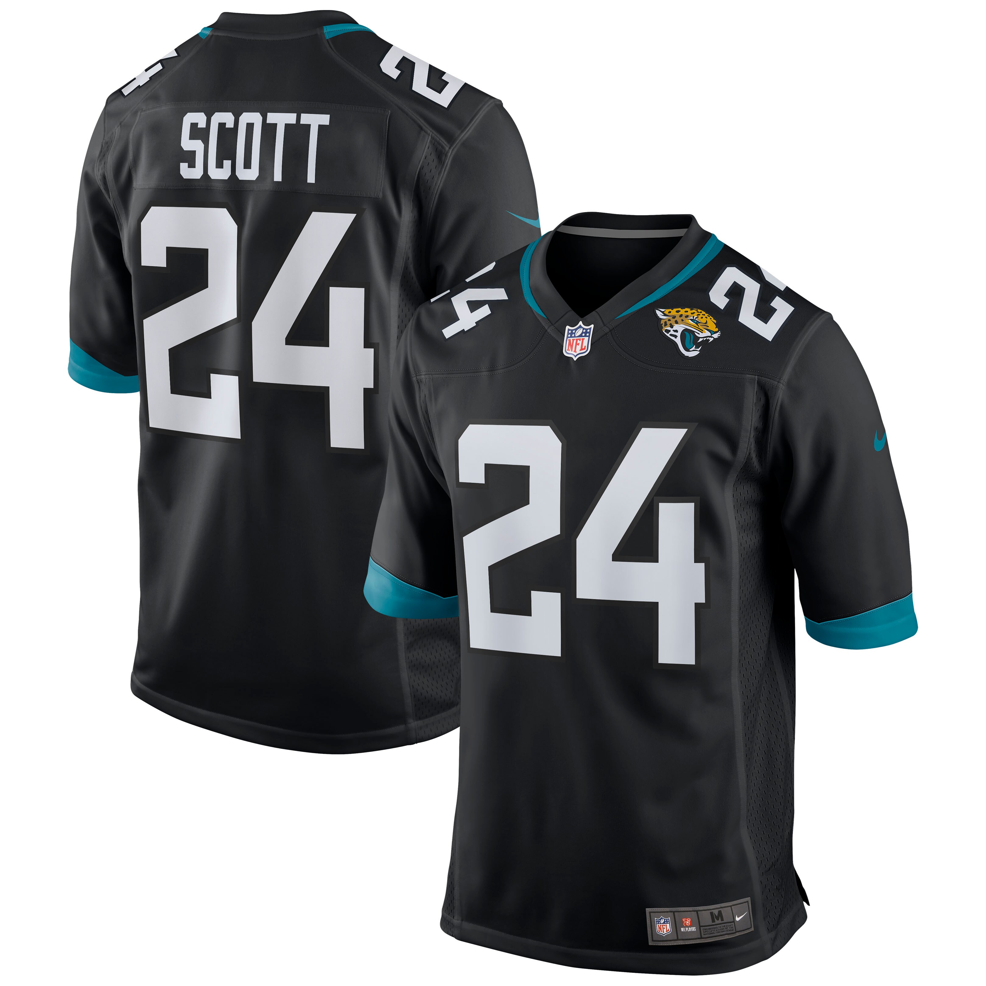Josiah Scott Jacksonville Jaguars Nike Game Jersey - Black - vstockx
