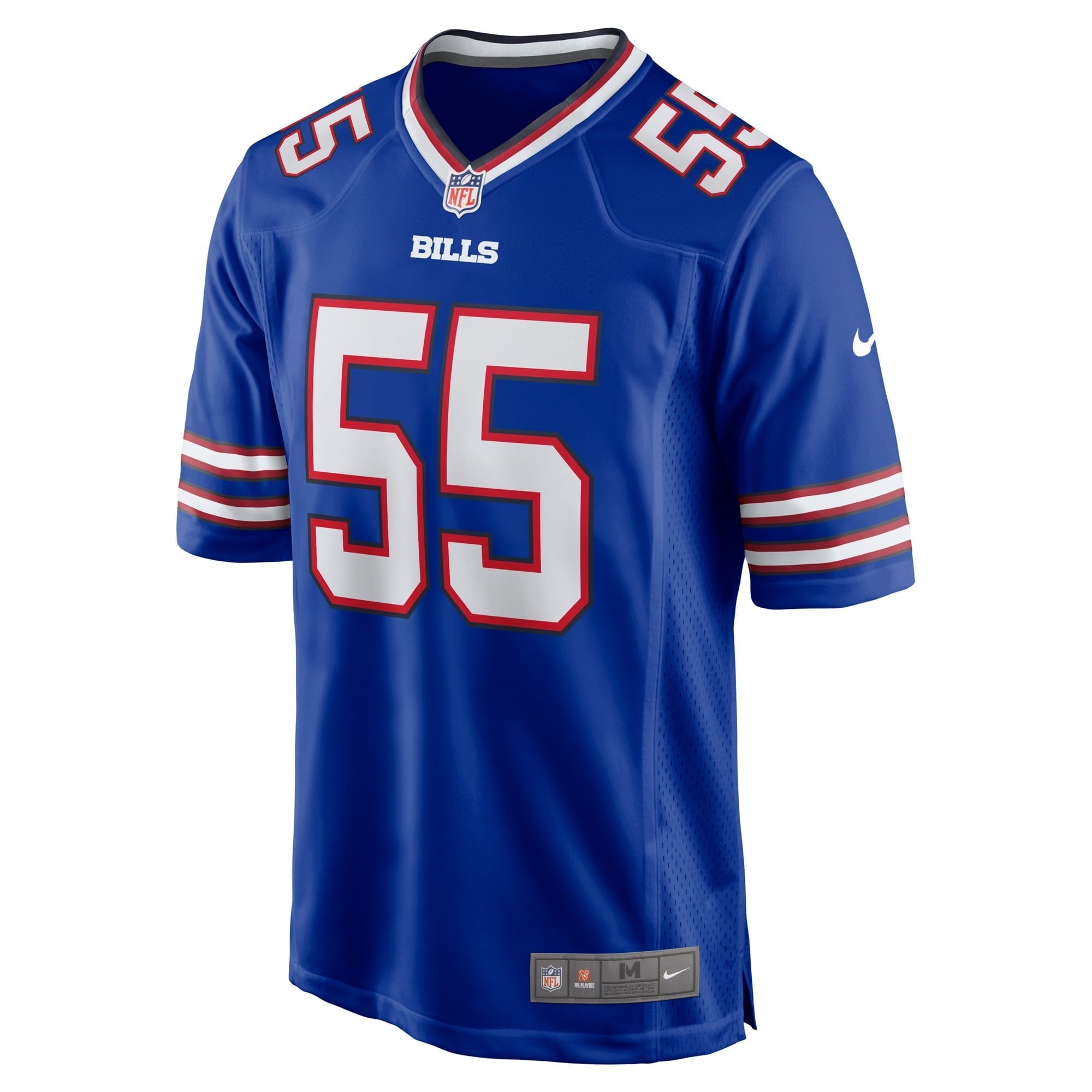 Men's Nike Boogie Basham Royal Buffalo Bills Game Jersey - vstockx