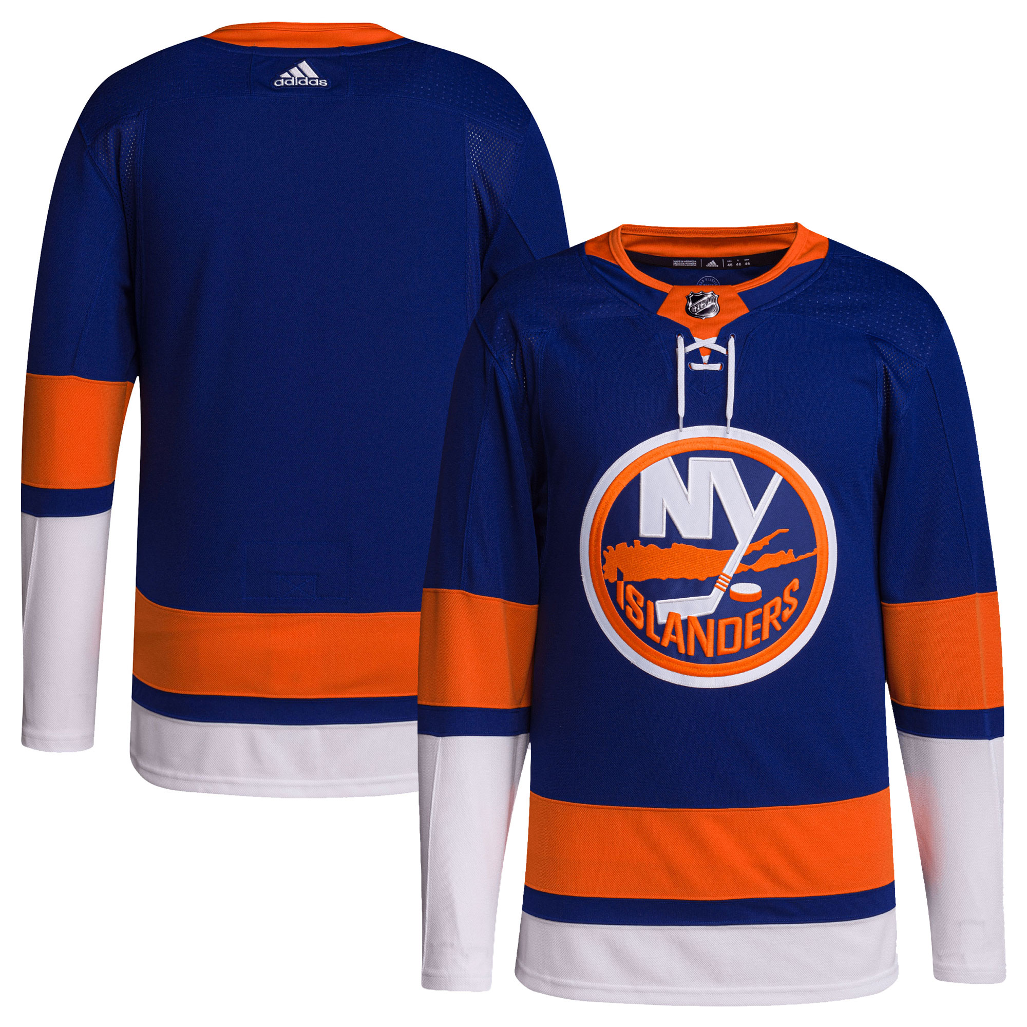 New York Islanders adidas Home Primegreen Authentic Pro Blank Jersey - Royal - vstockx