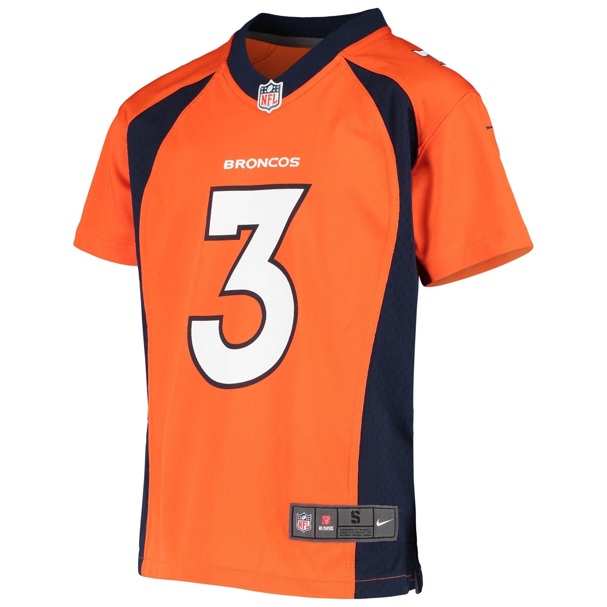 Youth Nike Drew Lock Orange Denver Broncos Player Game Jersey - vstockx