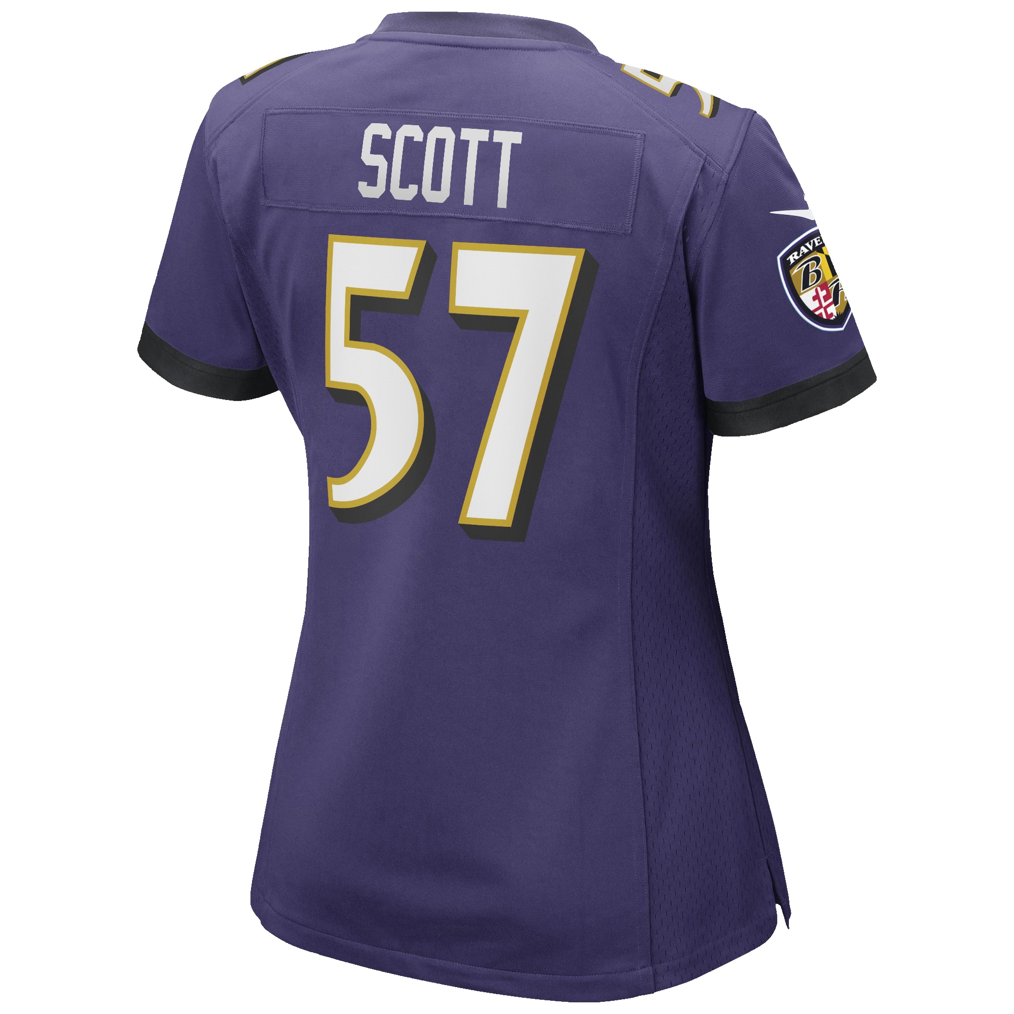 Bart Scott Baltimore Ravens Nike Women's Game Retired Player Jersey - Purple - vstockx